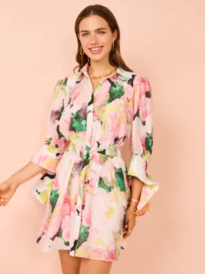 Acler Merrylands Mini Dress in Daphne Posy