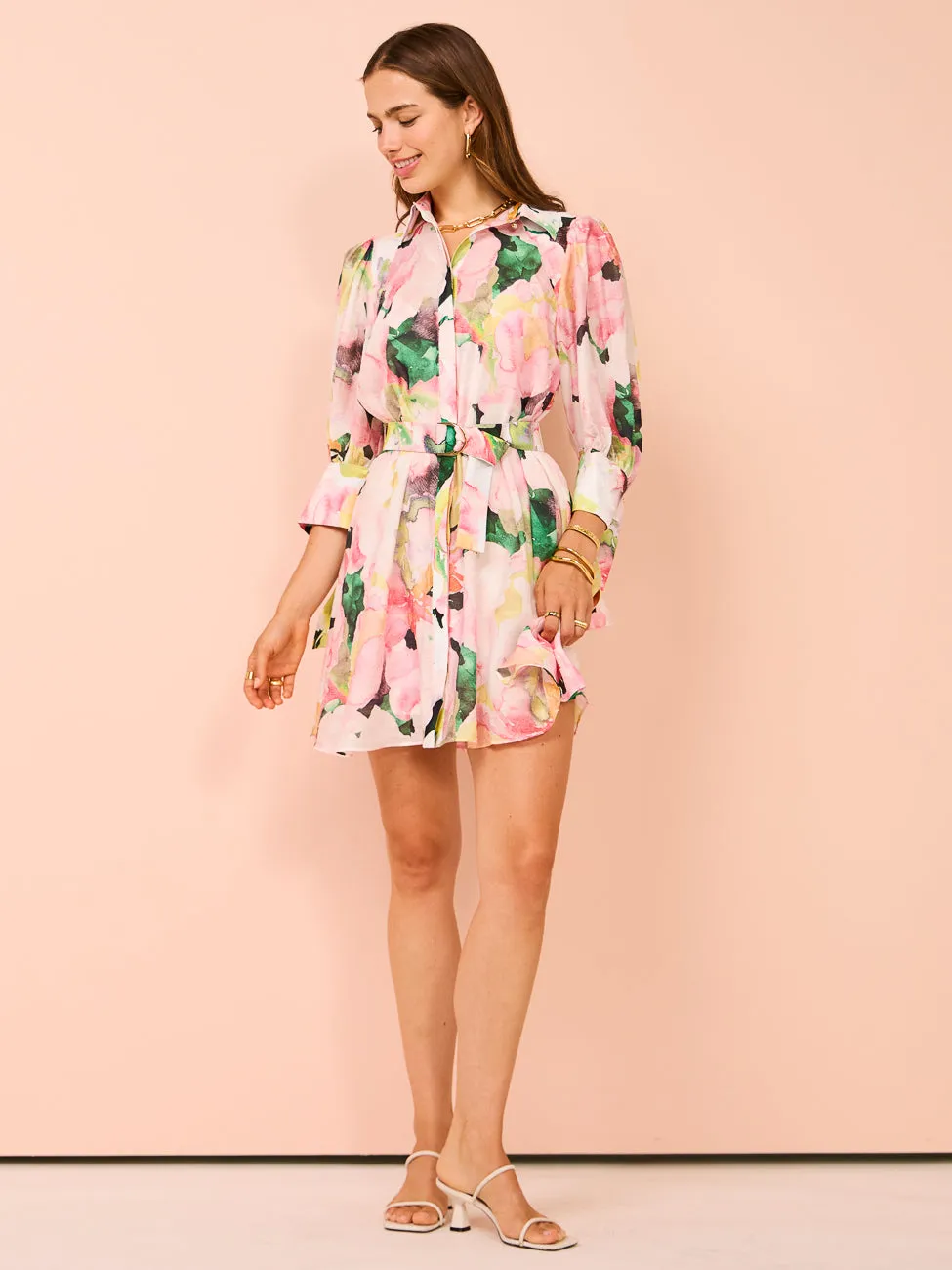 Acler Merrylands Mini Dress in Daphne Posy