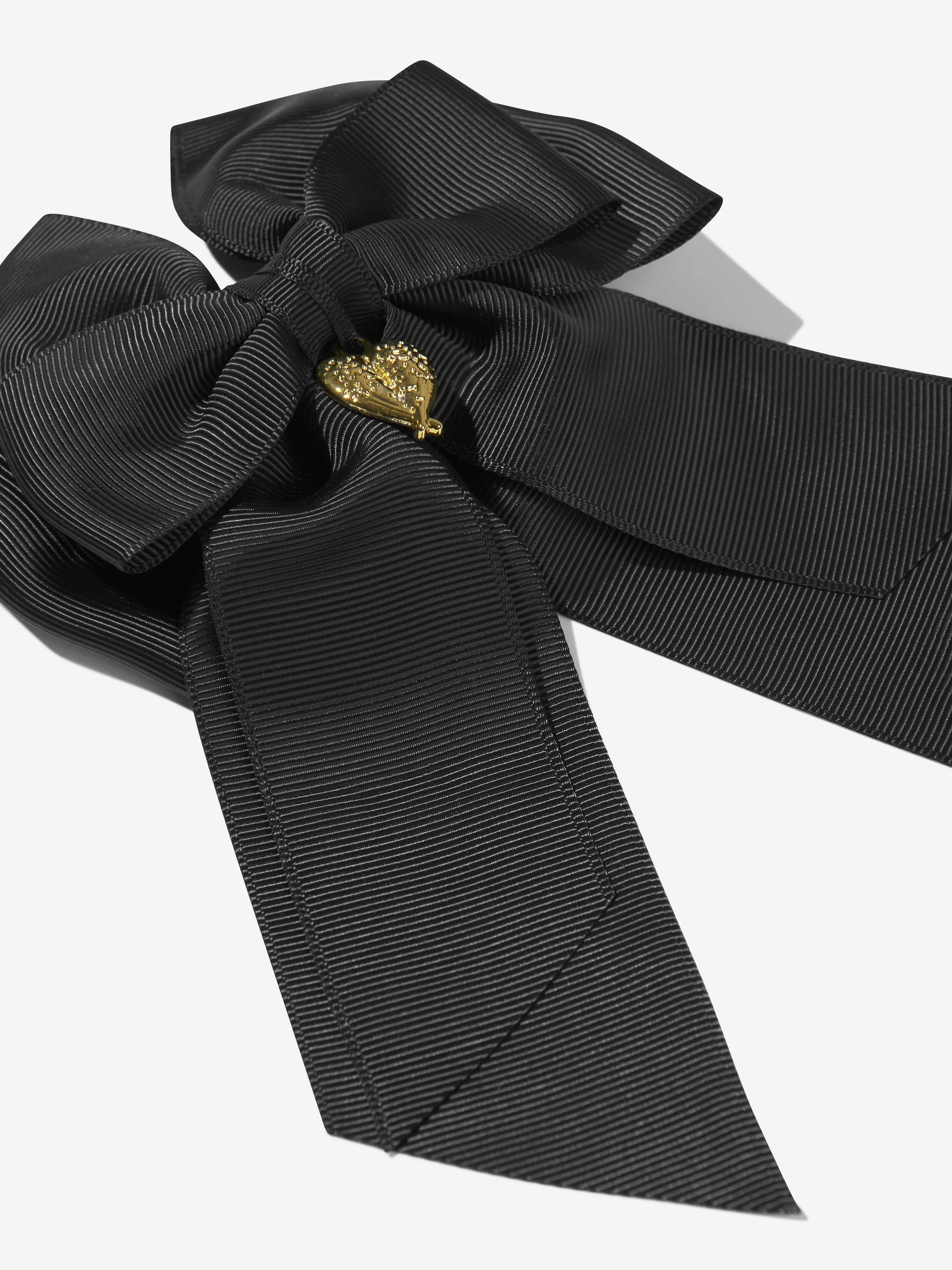 Angels Face Girls French Bow Clip in Black