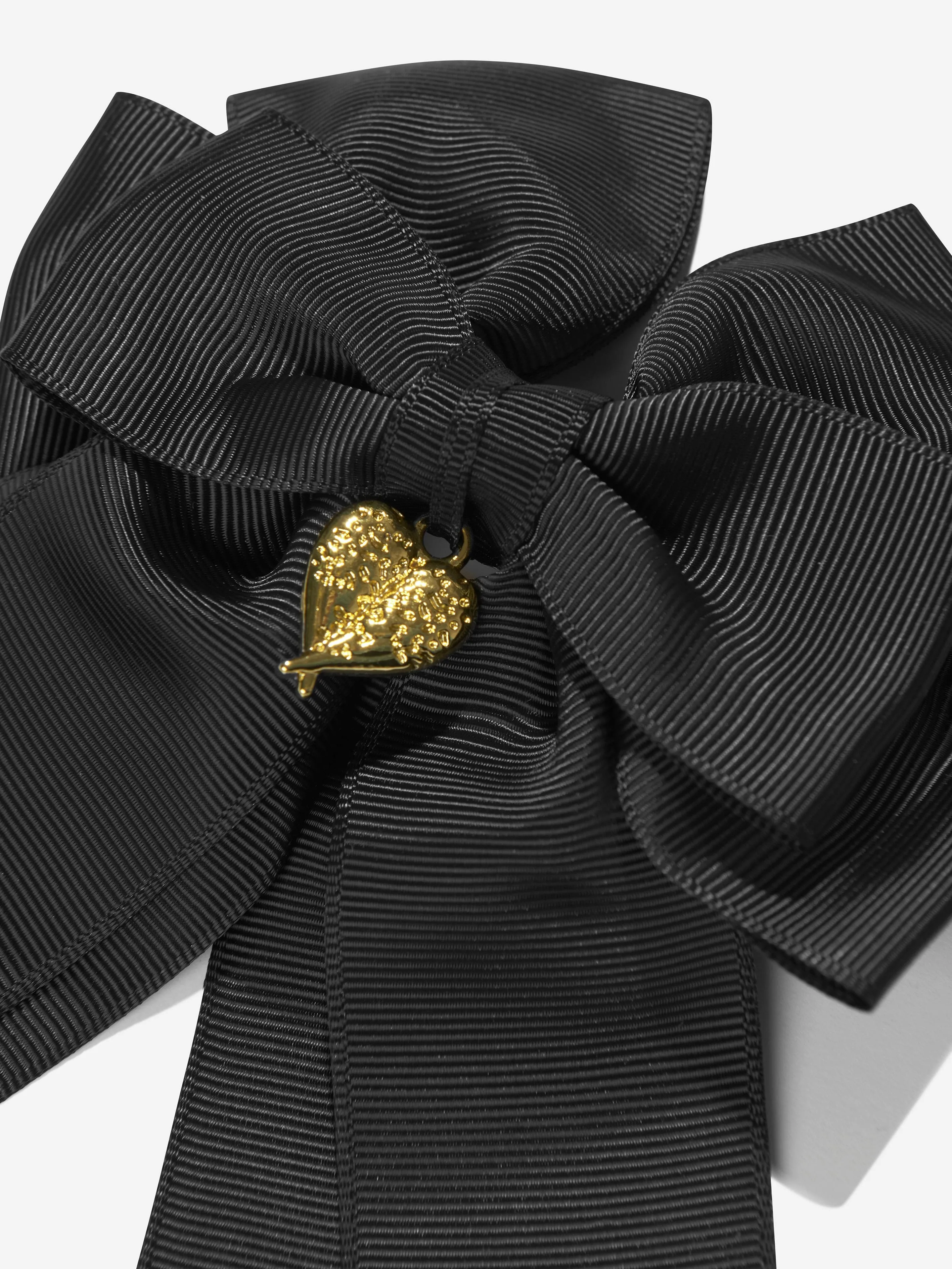 Angels Face Girls French Bow Clip in Black