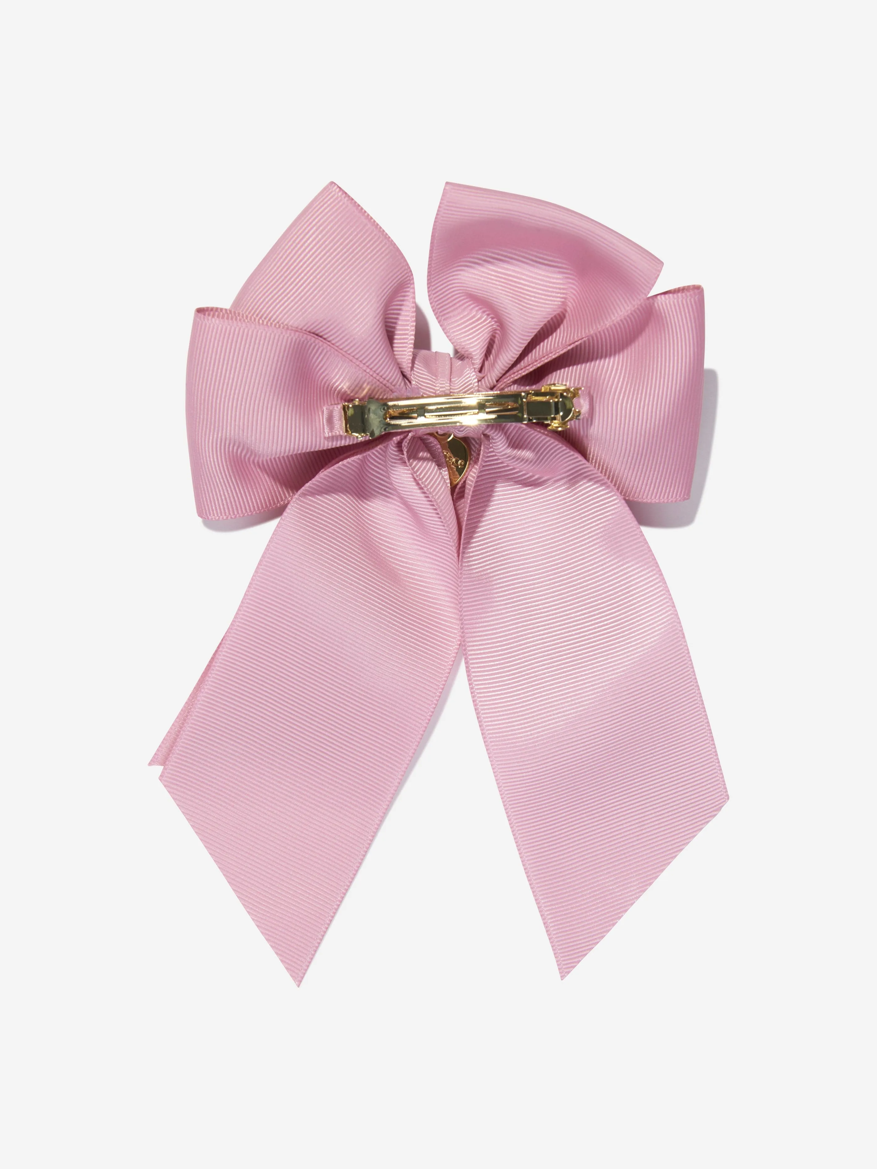 Angels Face Girls French Bow Clip in Pink