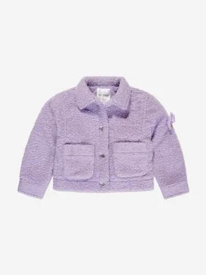 Angels Face Girls Whistler Fleece Jacket in Purple