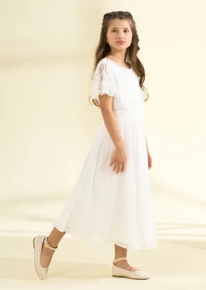 Aria Lace Sleeve Maxi Dress