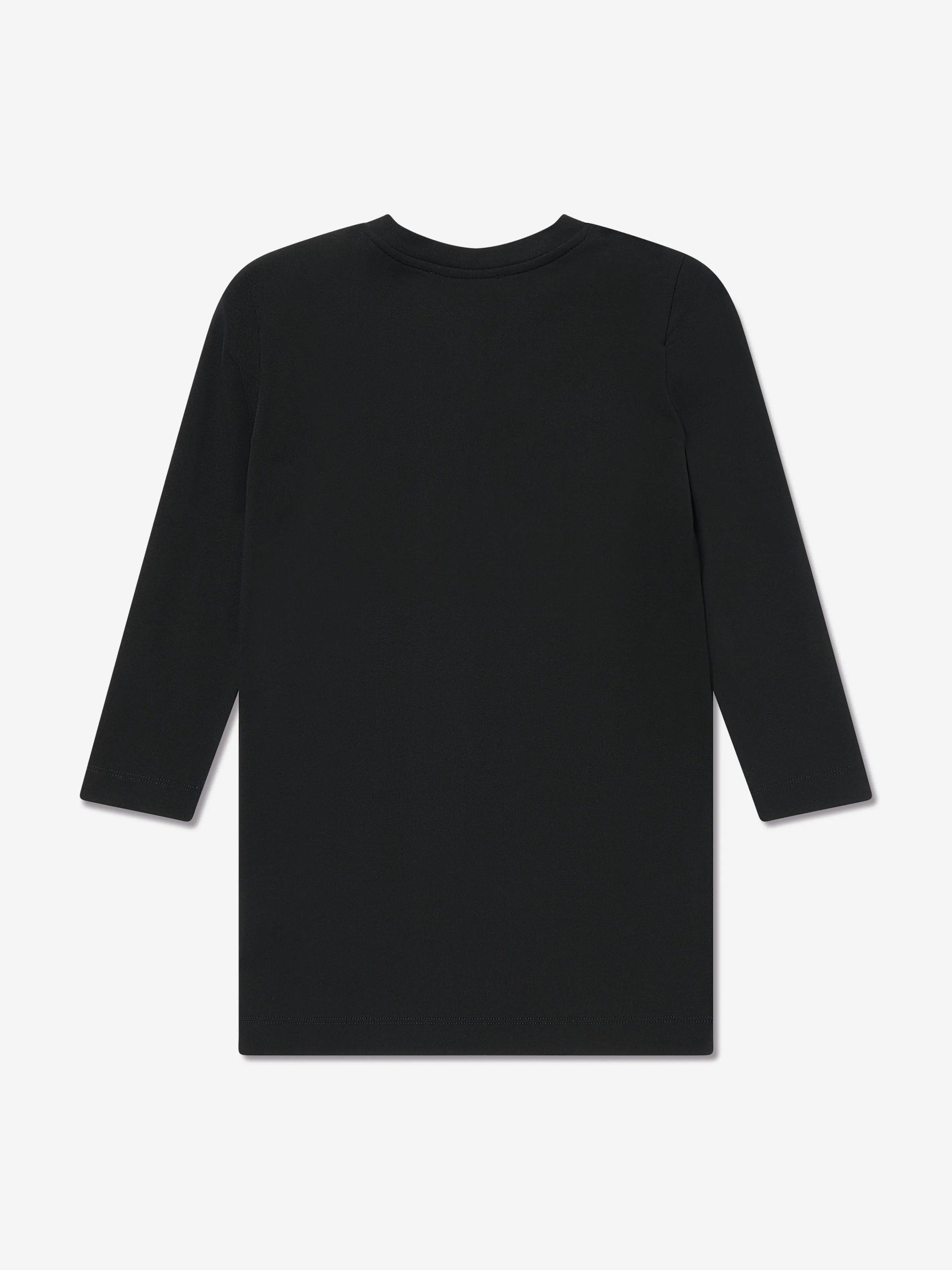 Balmain Girls Logo Dress in Black