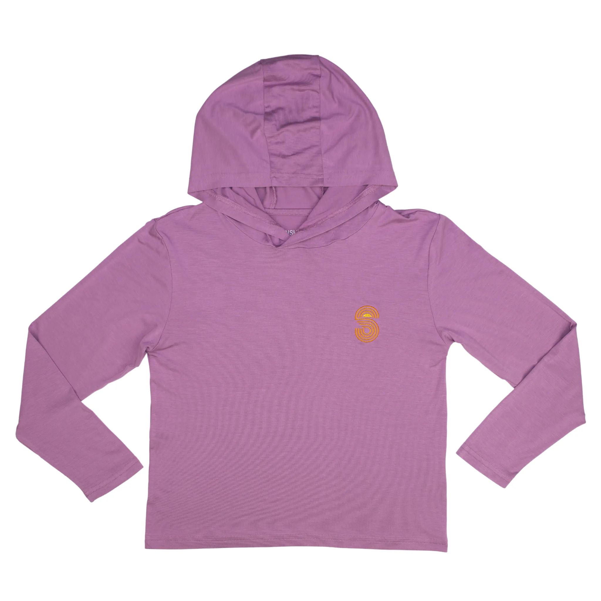 BAMBOO PRO KIDS UPF 50  HOODIE - PALM BEACH PINK