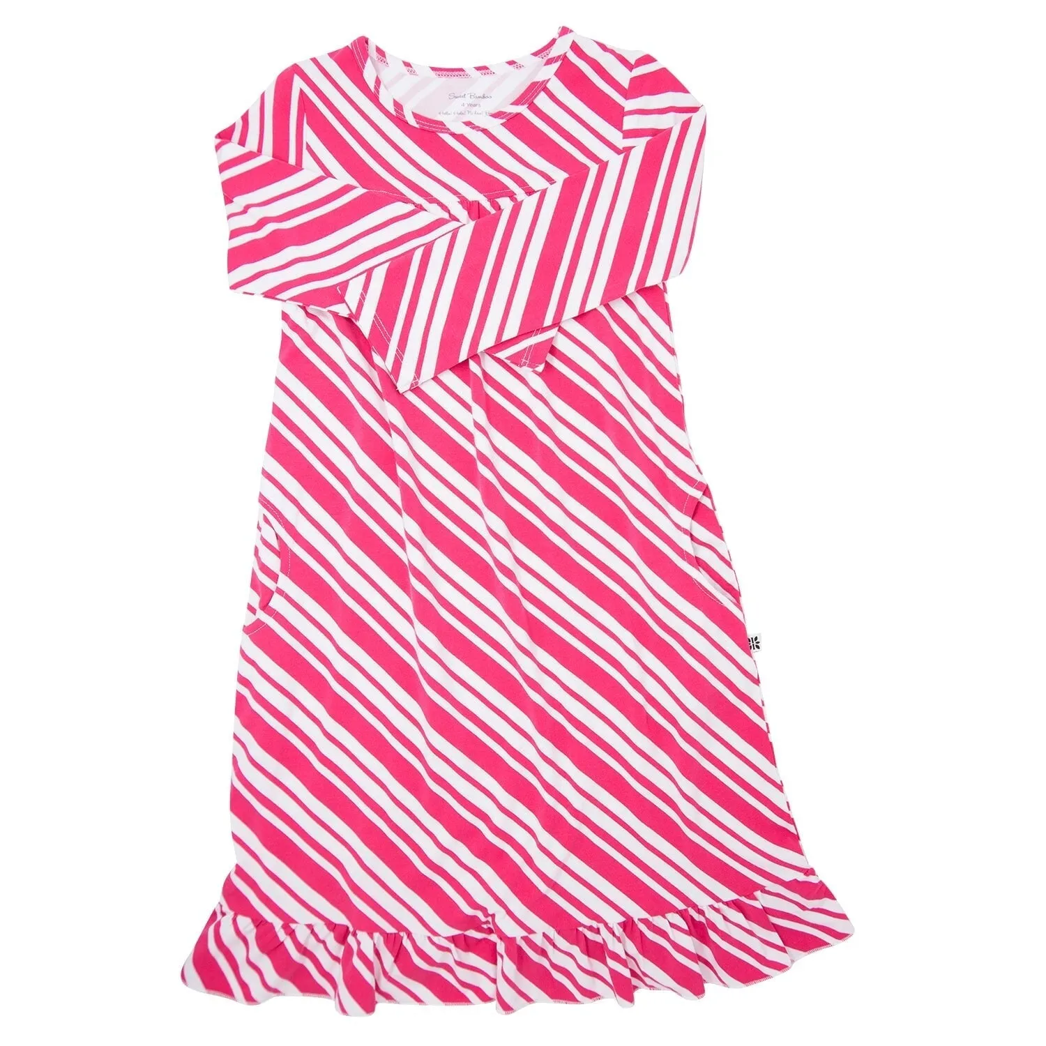 Boho Dress - Candy Cane Stripe