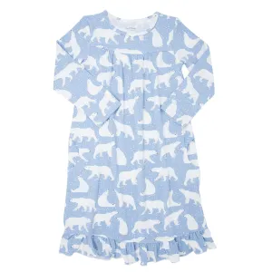 Boho Dress - Polar Bear Blue