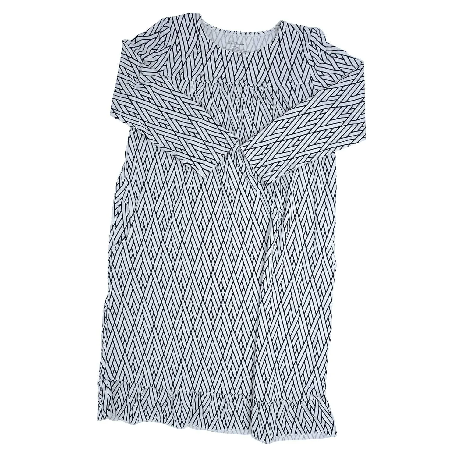 Boho Dress - White Modern Weave