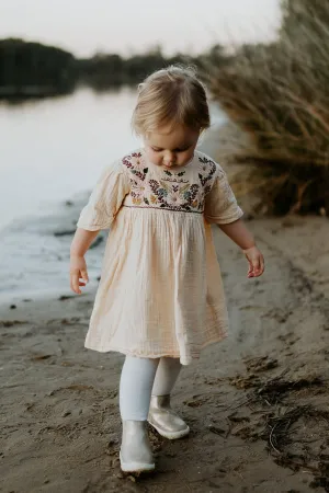 Bonjour Vintage Flower Girl Dress