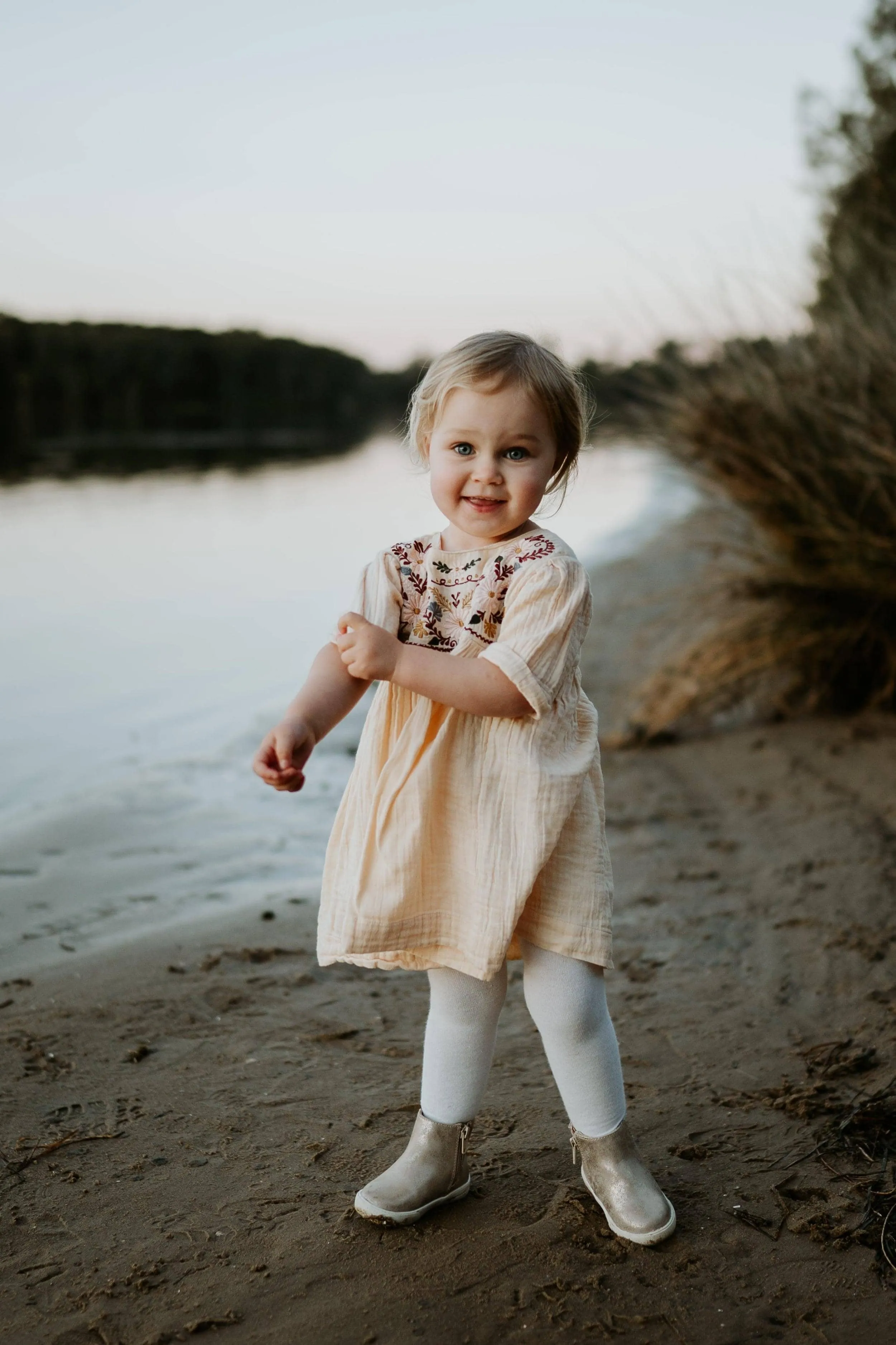 Bonjour Vintage Flower Girl Dress