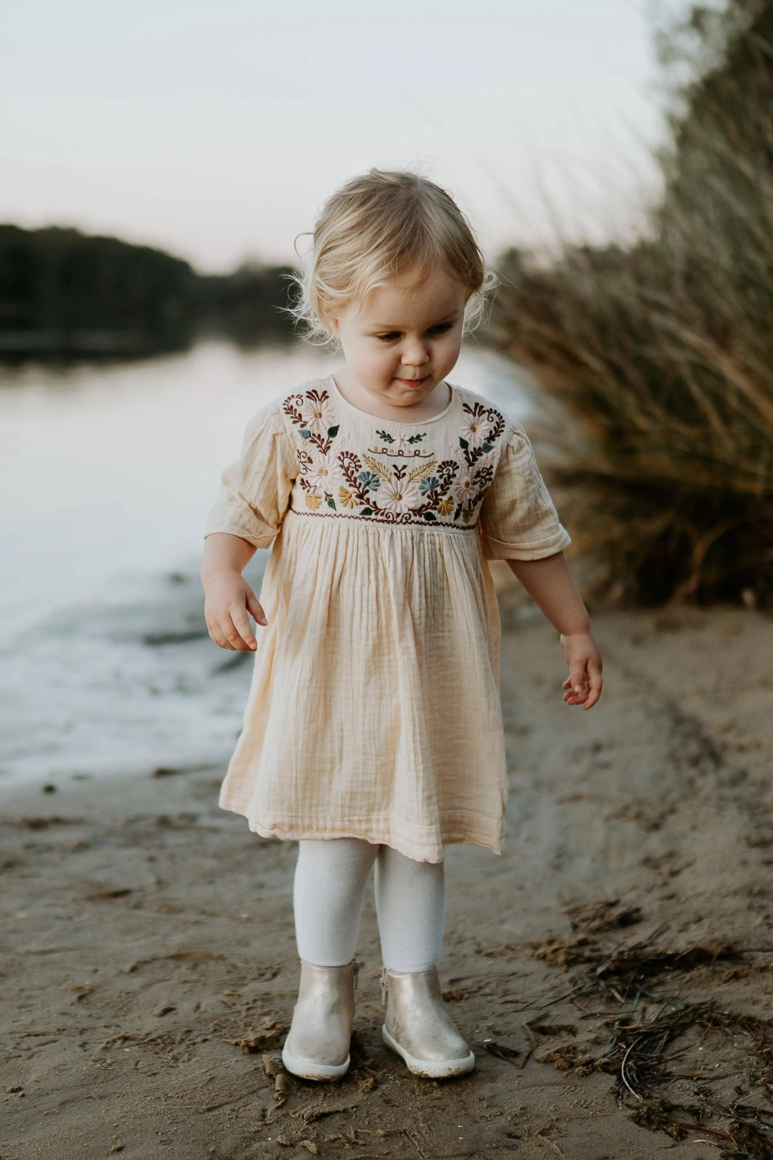 Bonjour Vintage Flower Girl Dress