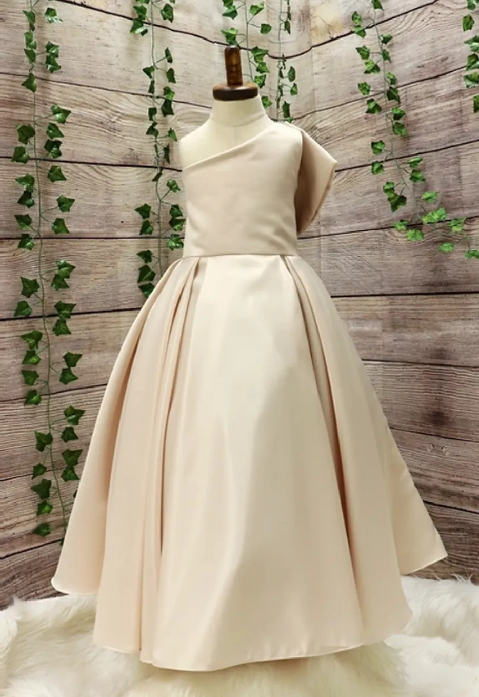 Bridal Satin Bow Dress