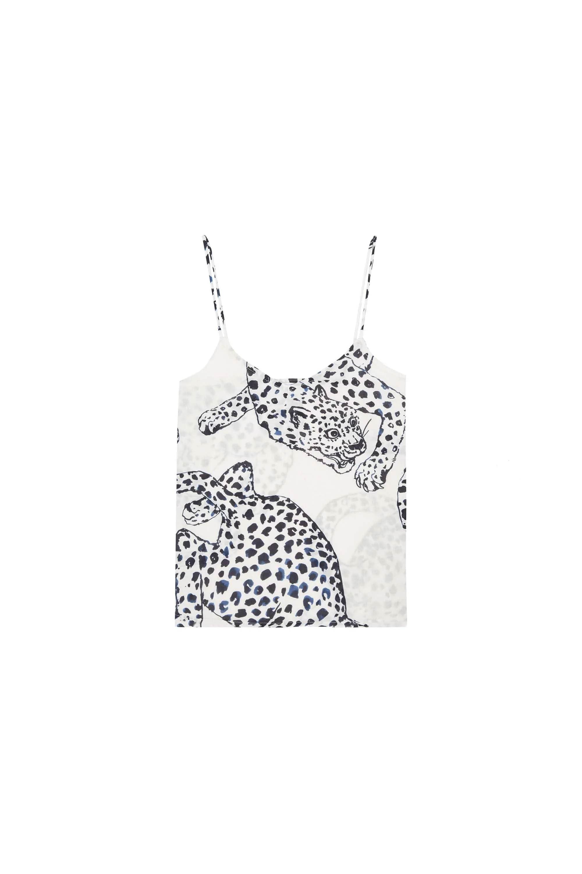 Cami Top The Jag Print Cream