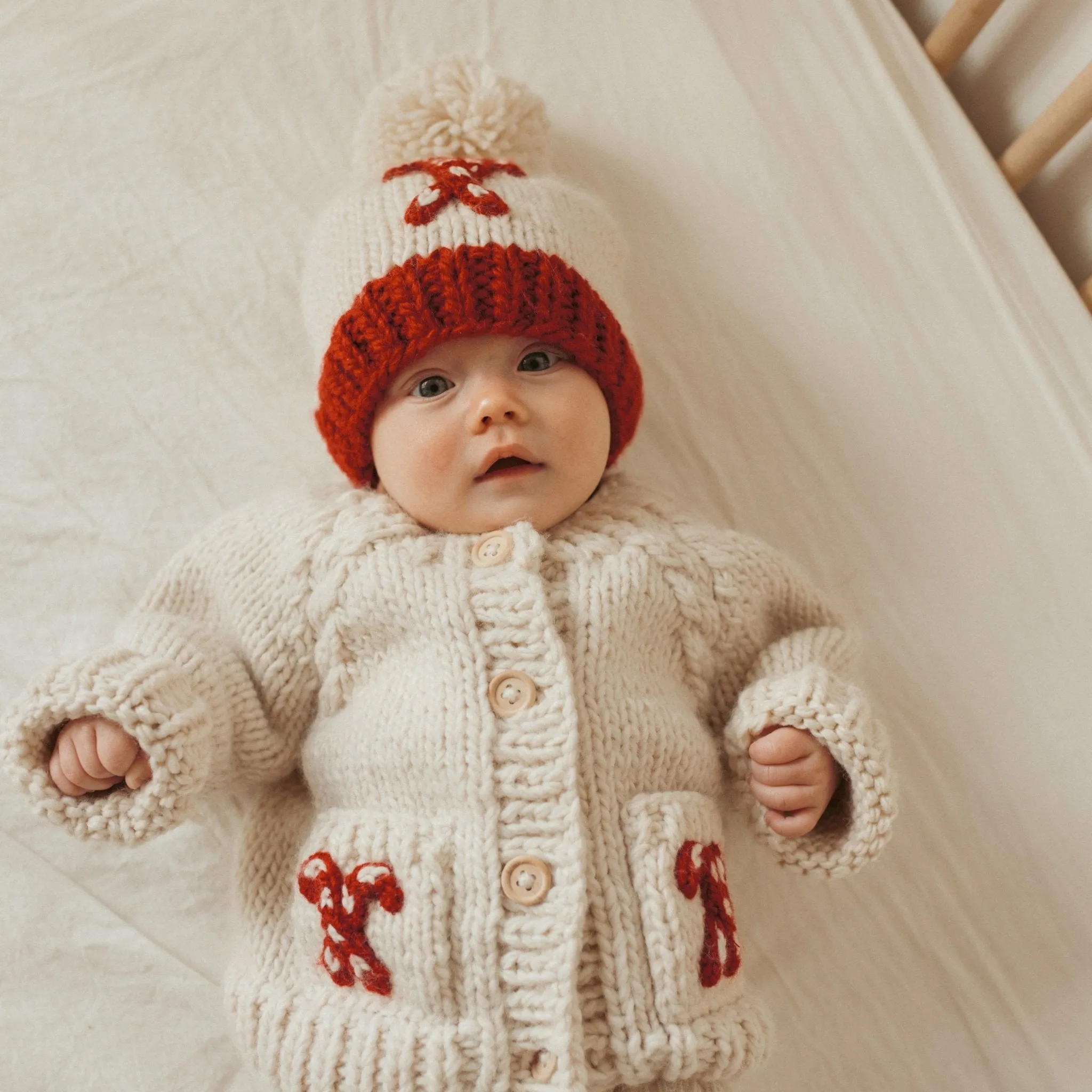 Candy Cane Beanie Hat