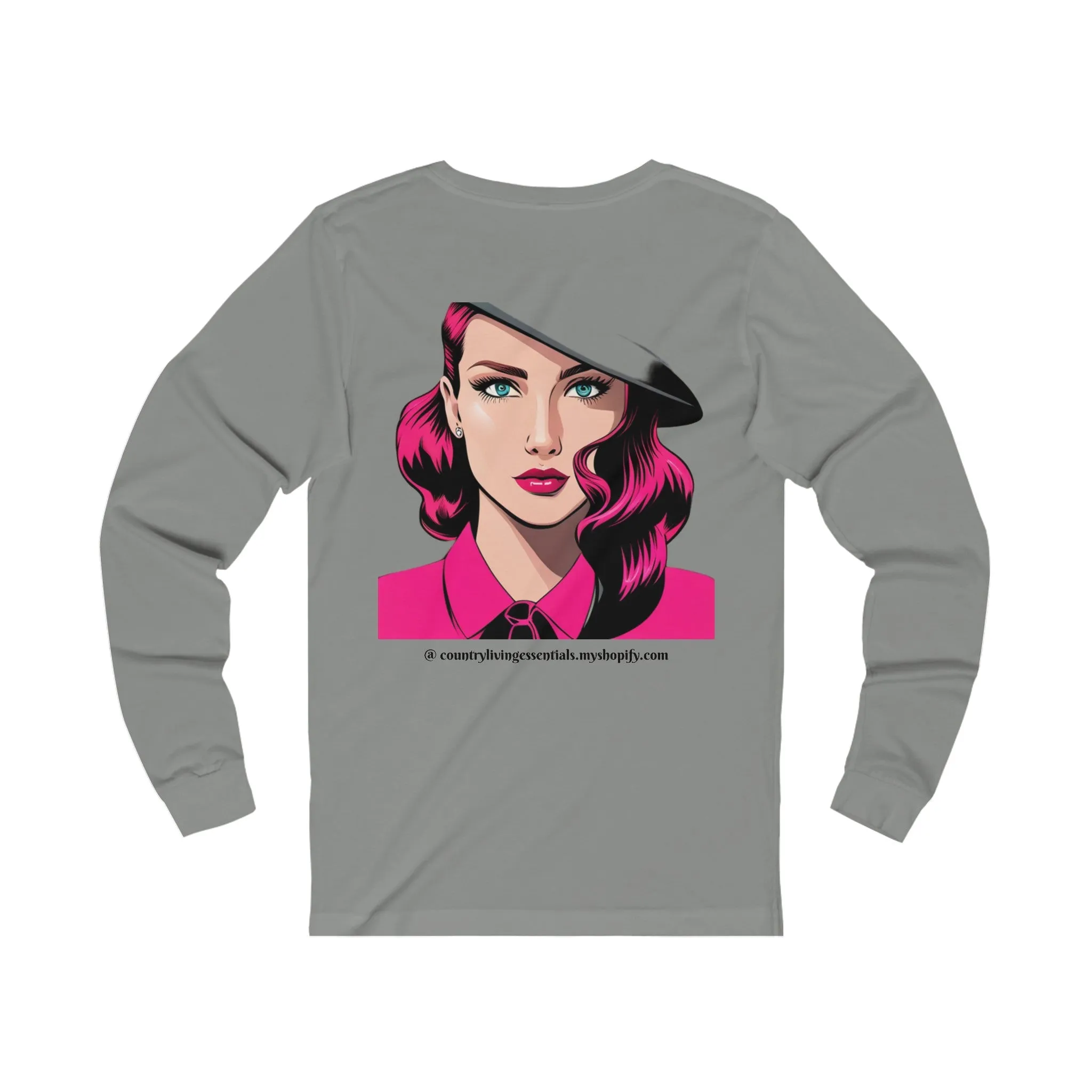 Country Girl With Style Unisex Jersey Long Sleeve Tee