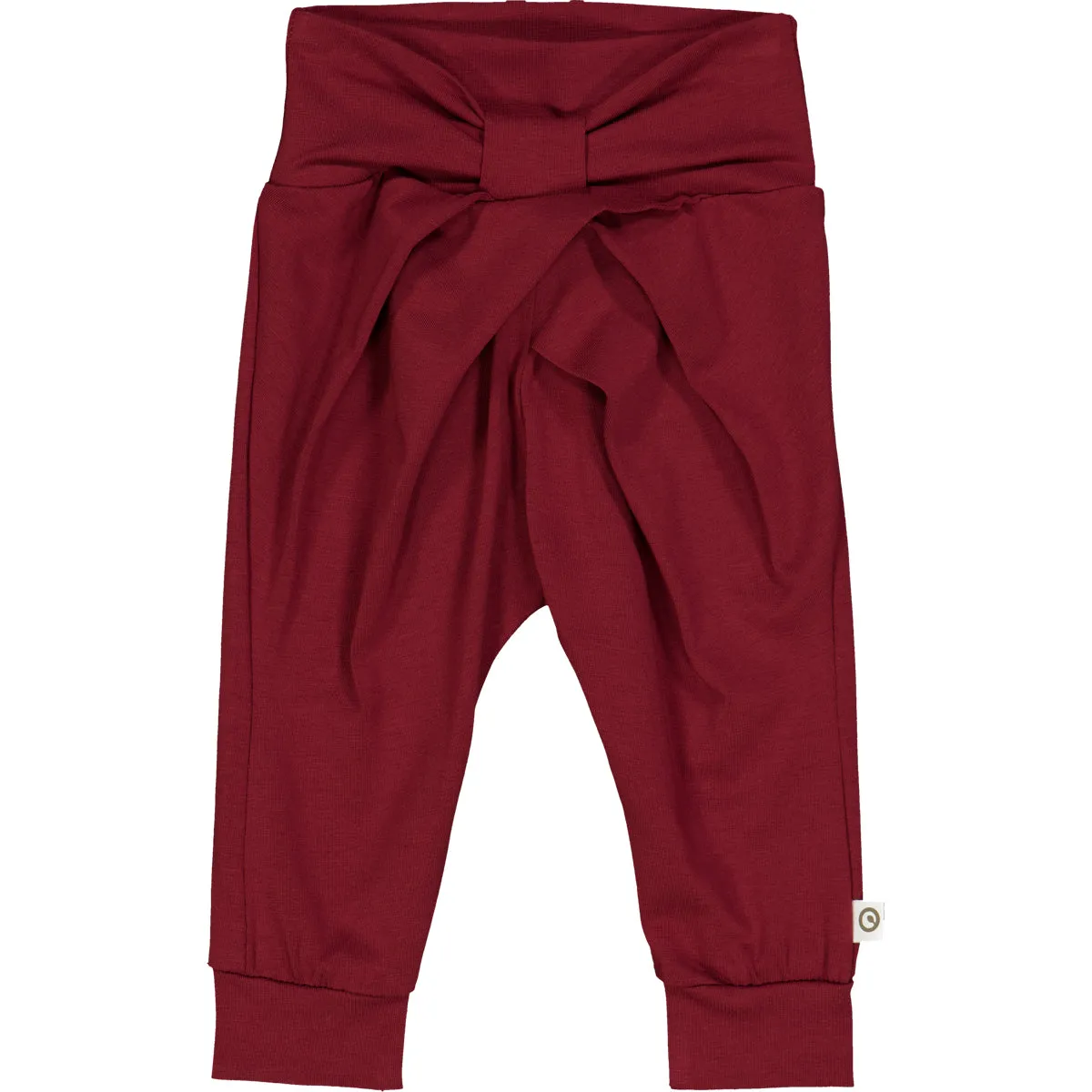 Cozy Me Bow Pants, Cabernet