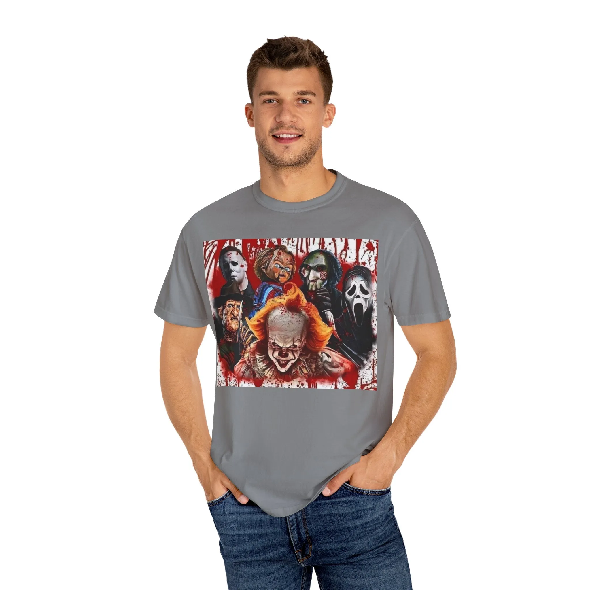 Extreme Custom Designs Horror Classics premium Dyed and printed Tee