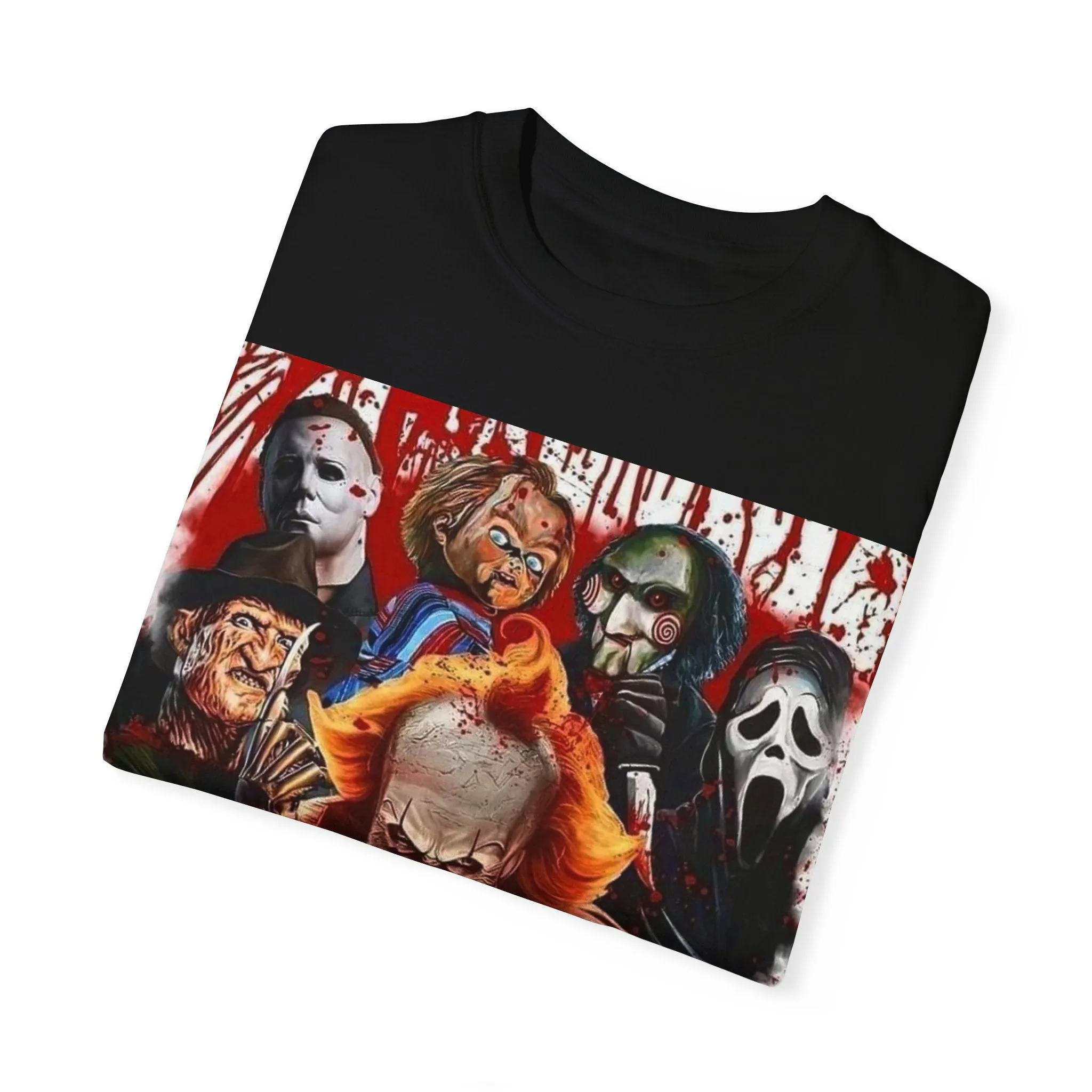 Extreme Custom Designs Horror Classics premium Dyed and printed Tee