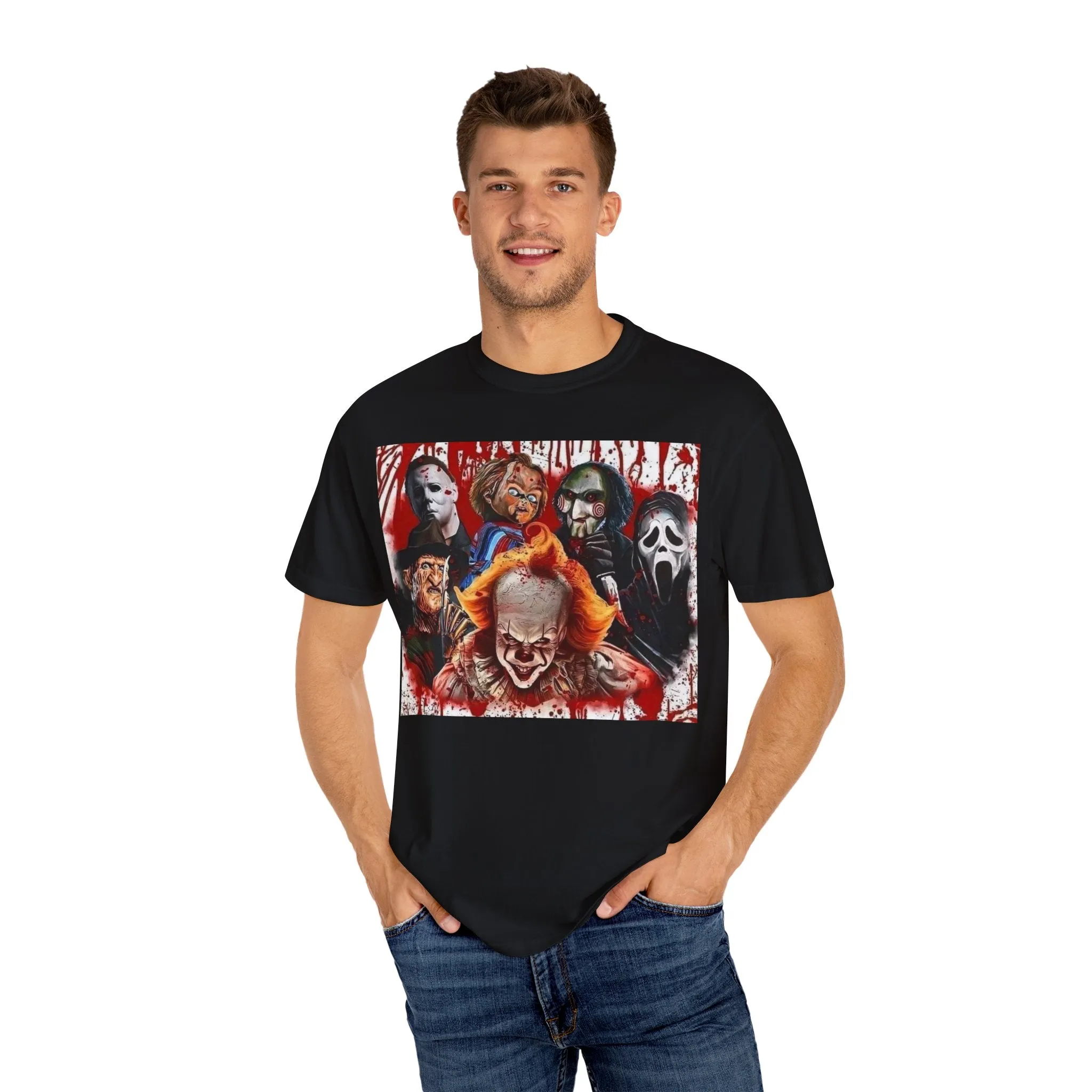 Extreme Custom Designs Horror Classics premium Dyed and printed Tee