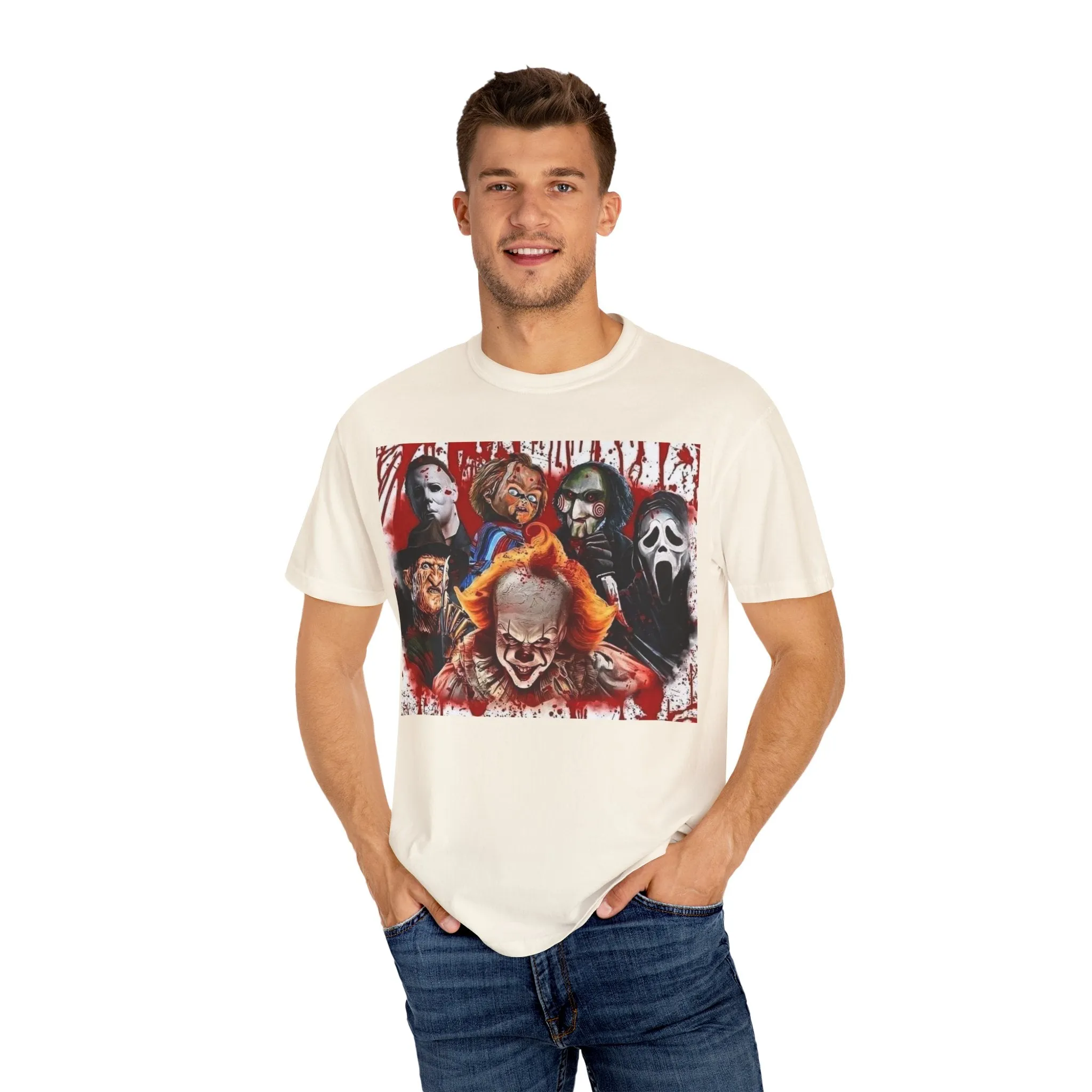 Extreme Custom Designs Horror Classics premium Dyed and printed Tee