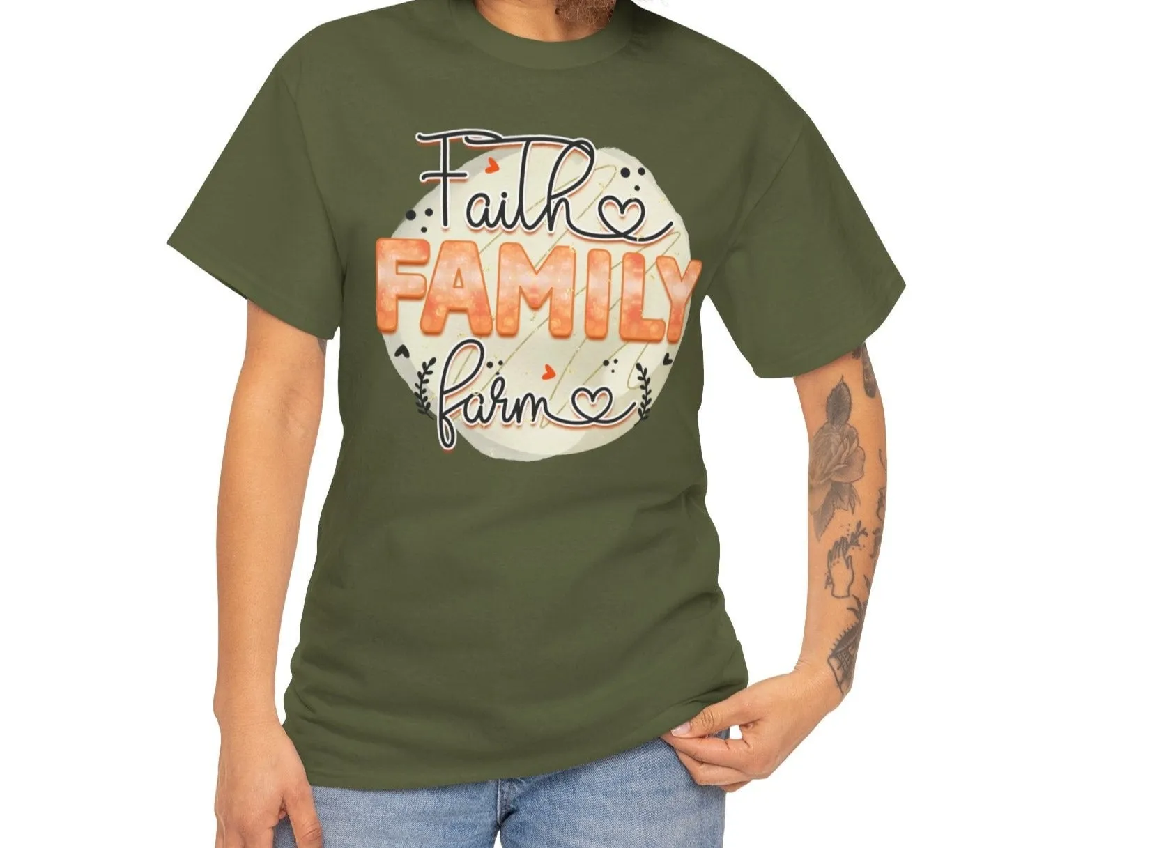 Faith, Family, Farm Tee