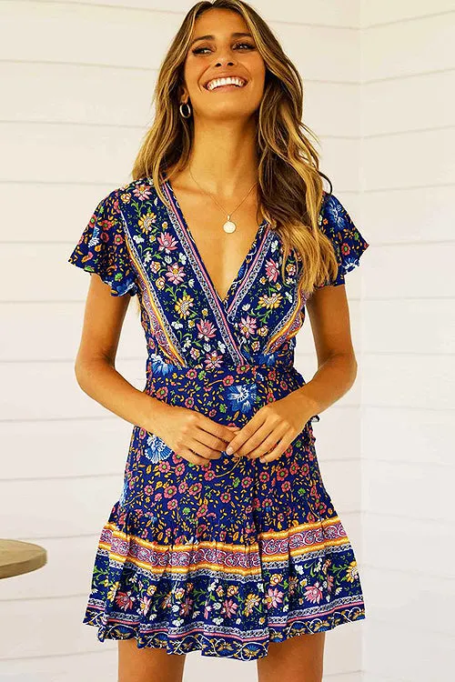 Forever Your Girl Boho Print Mini Dress - 3 Colors