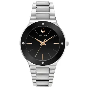 GENTS STAINLESS STEEL BULOVA MILLENNIA WATCH