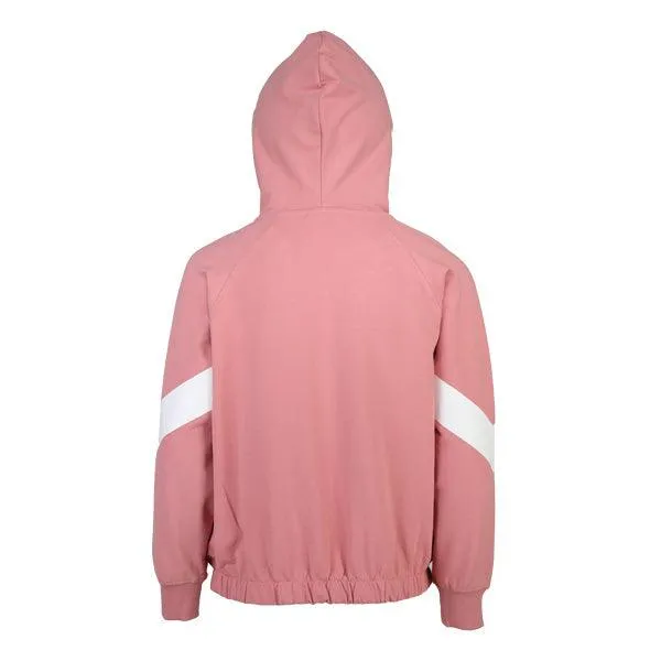 GIRLS LONG SLEEVE SWEATSHIRT HOODIE - PINK