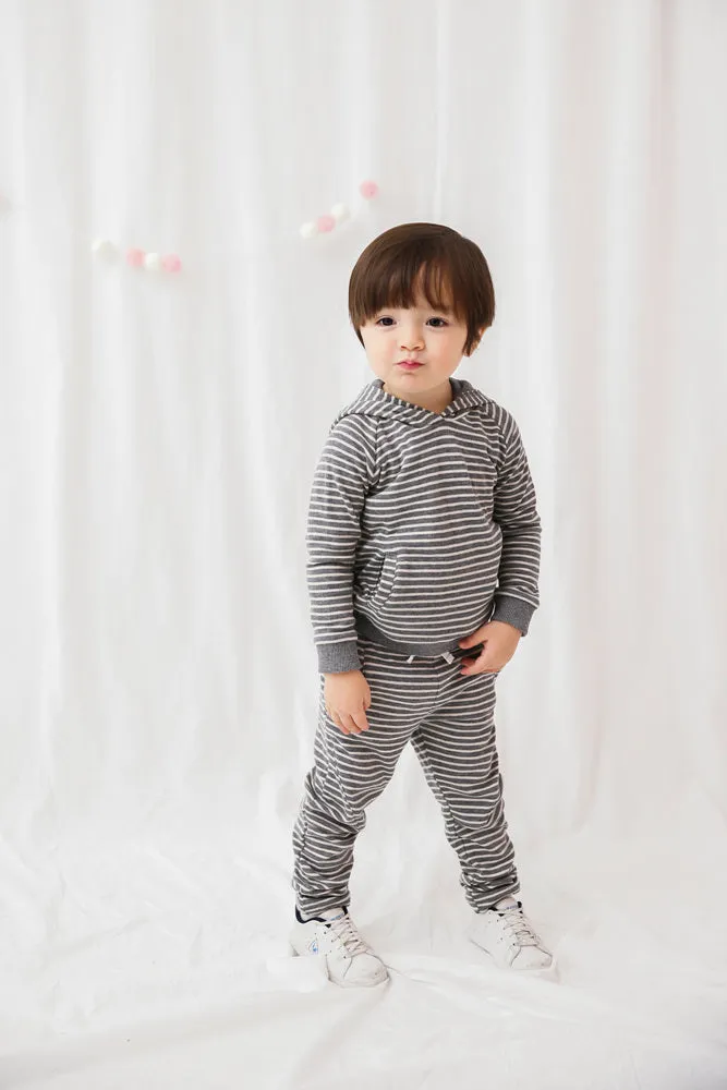 Grey Bengdi Hoodie & Pants Set