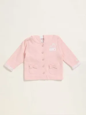 HOP Baby Peach Hoodie Cardigan