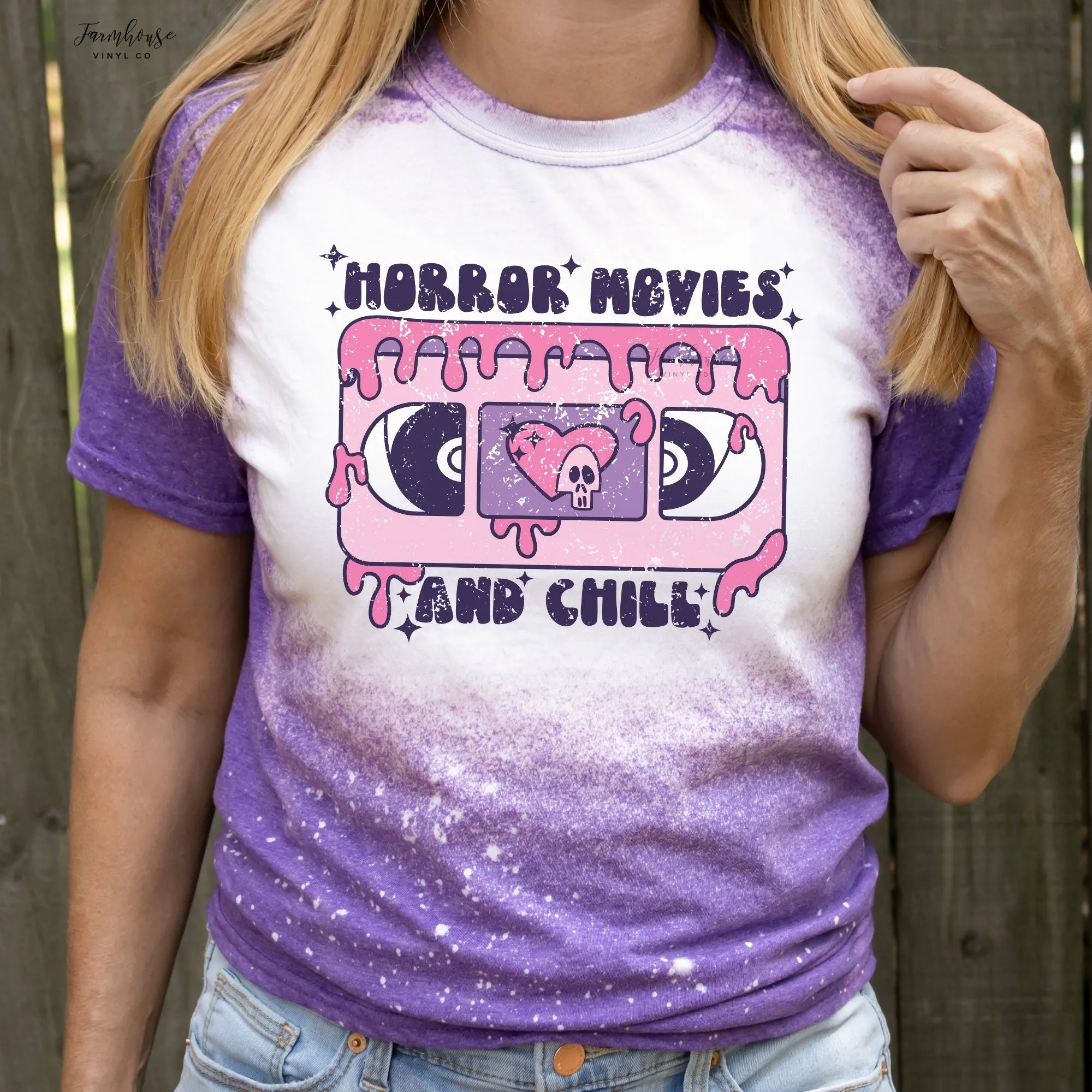 Horror Movies & Chill Retro Shirt