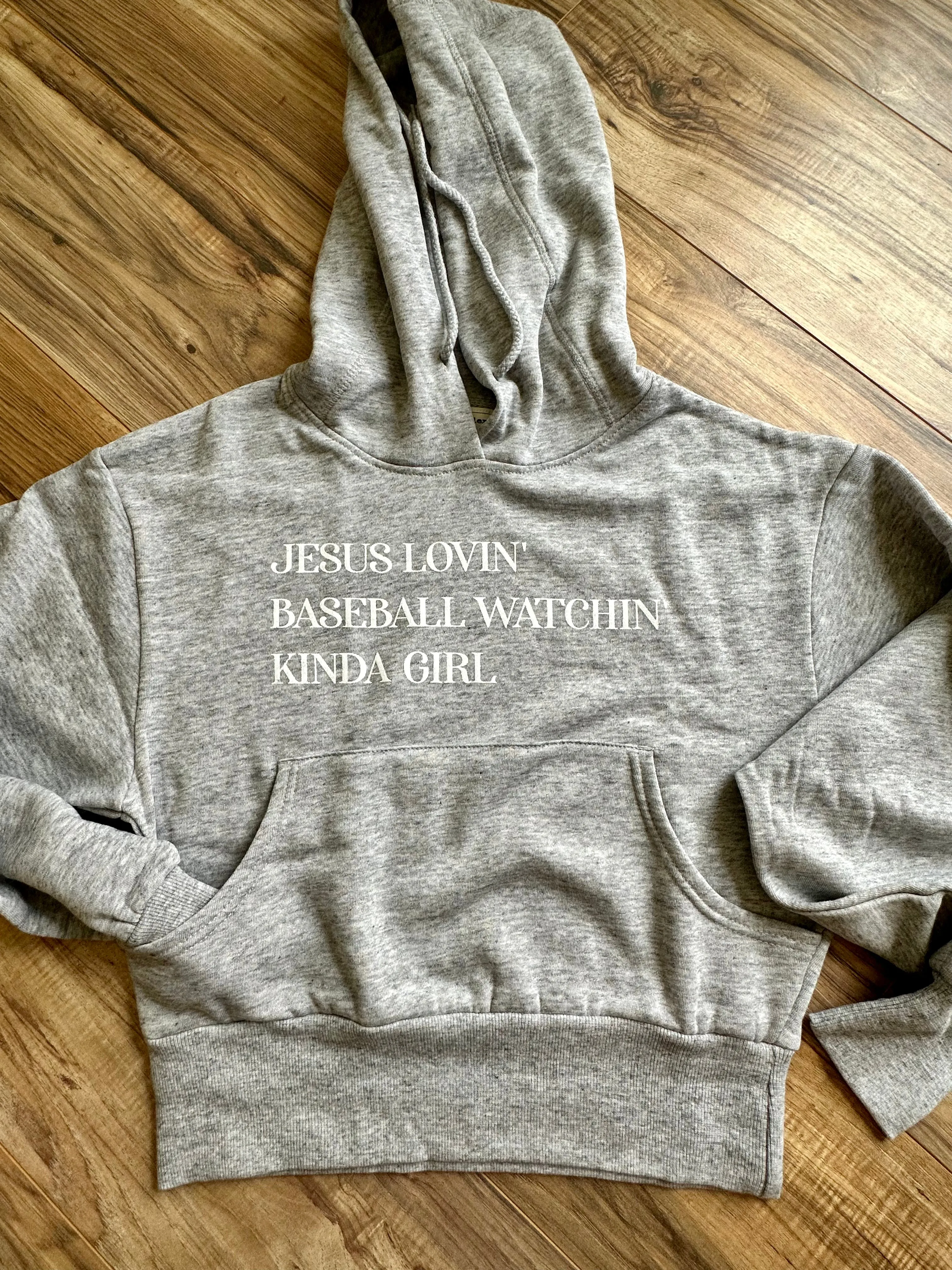 Jesus & Baseball Hooded Sweatshirt