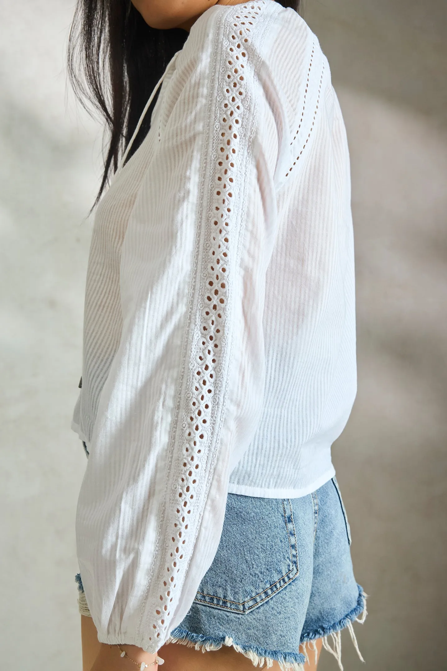 Jocelyn|Cotton Blouse Top