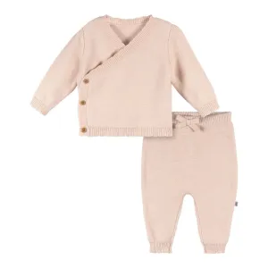 Just Born 2-Piece Knit Kimono Sweater and Pants Set