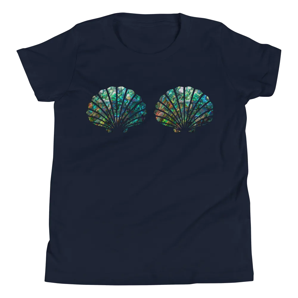 Kid's Abalone Mermaid & Mermen Shell Top Tee