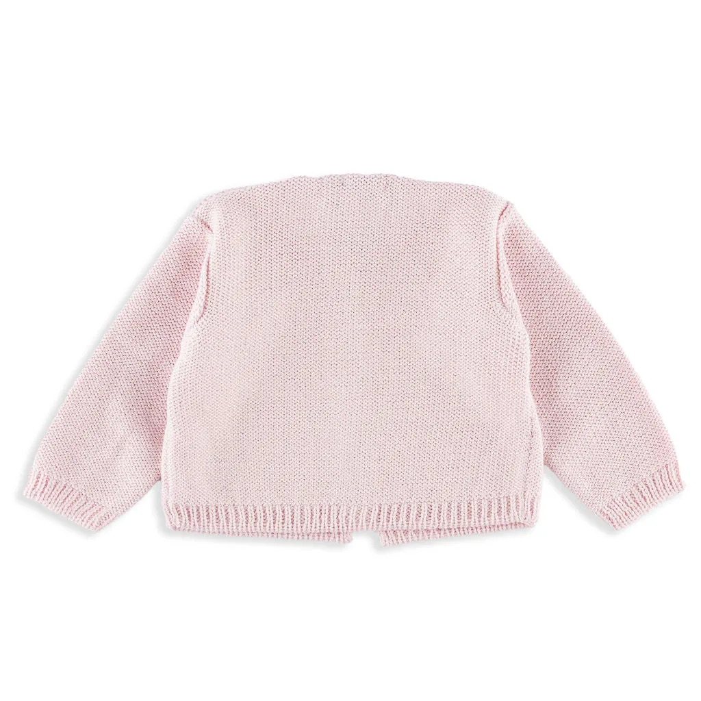 Light Pink Knitted Cardigan