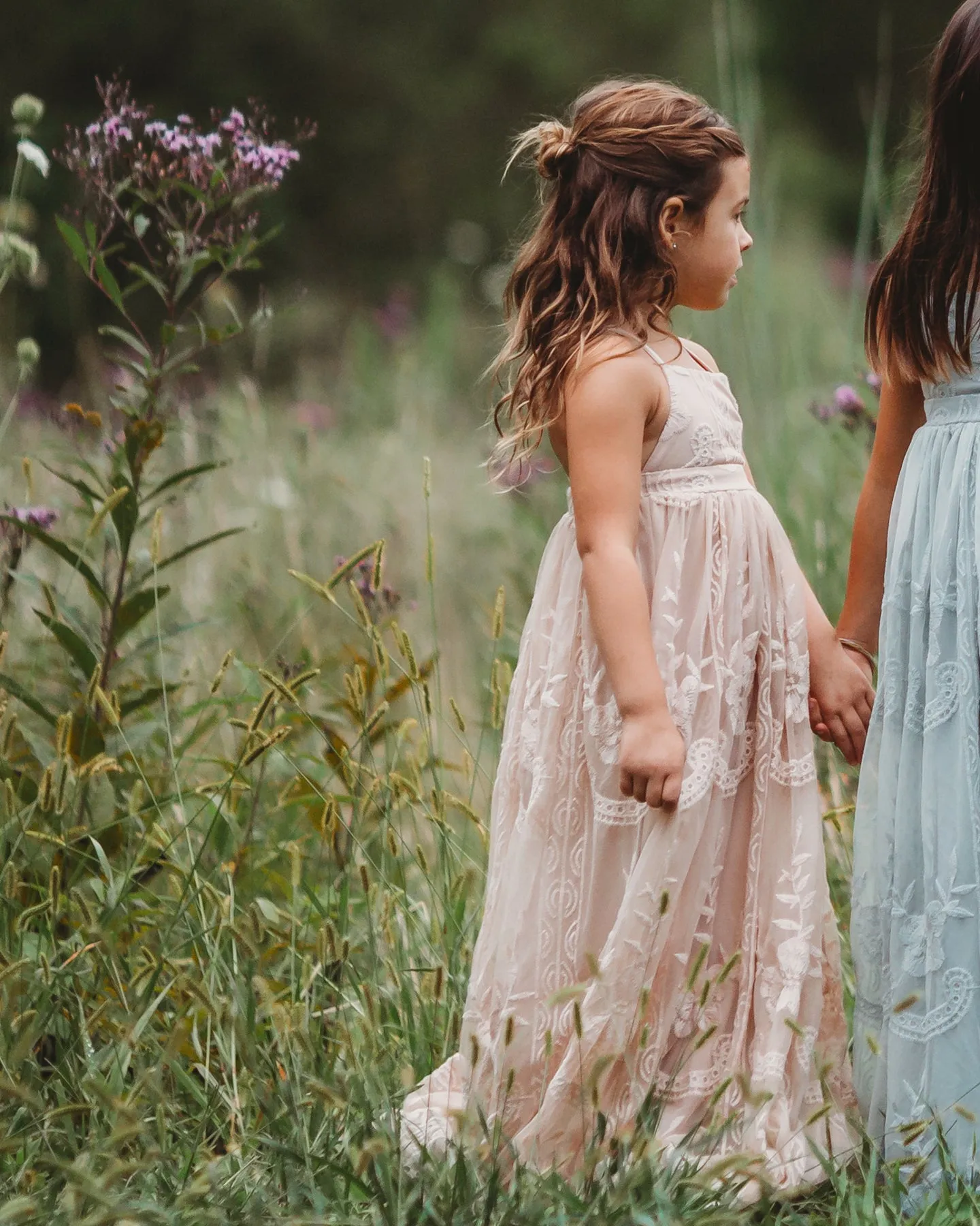 Madeline Lace Dress (natural pink)