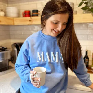 MAMA Puff Letter Sweatshirt