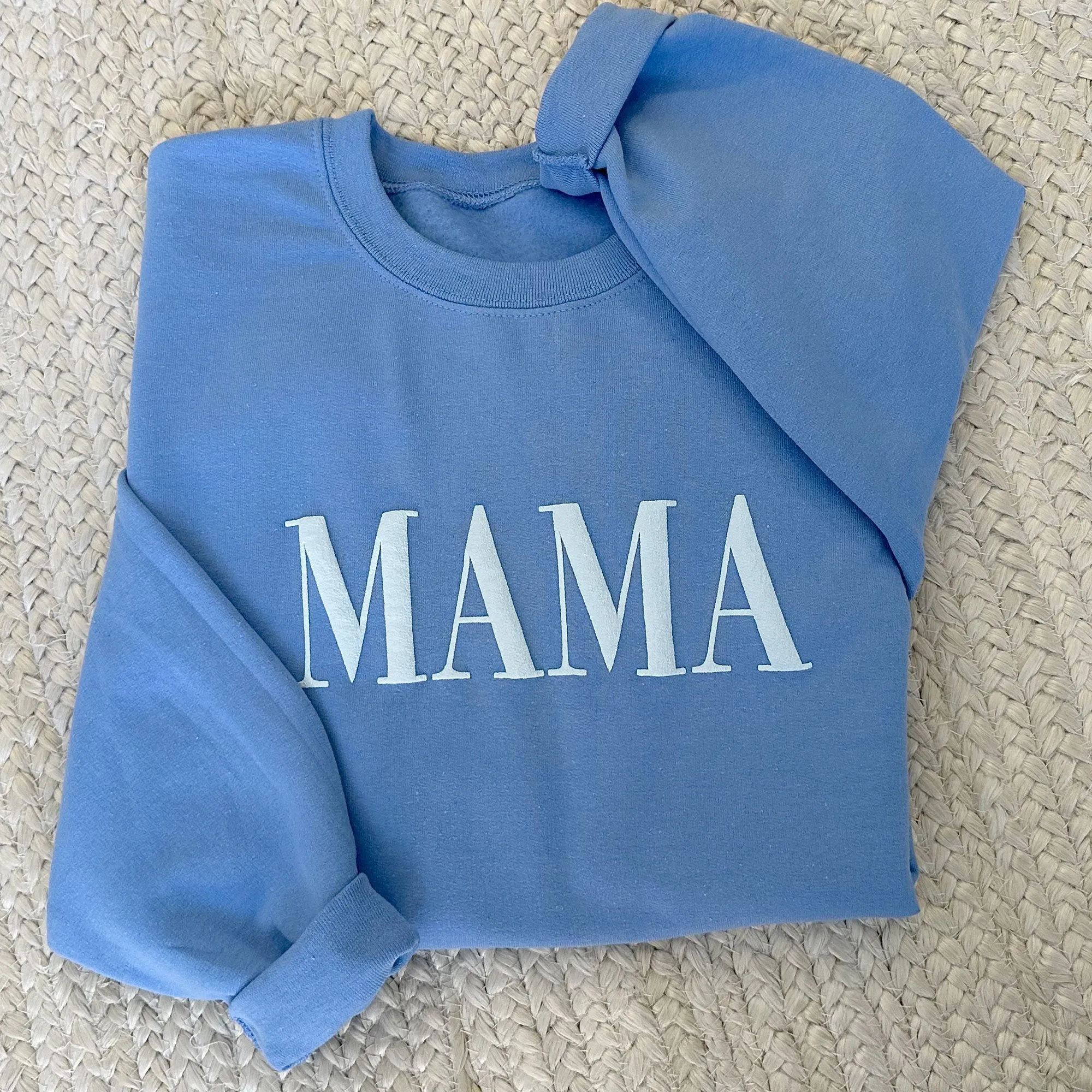 MAMA Puff Letter Sweatshirt