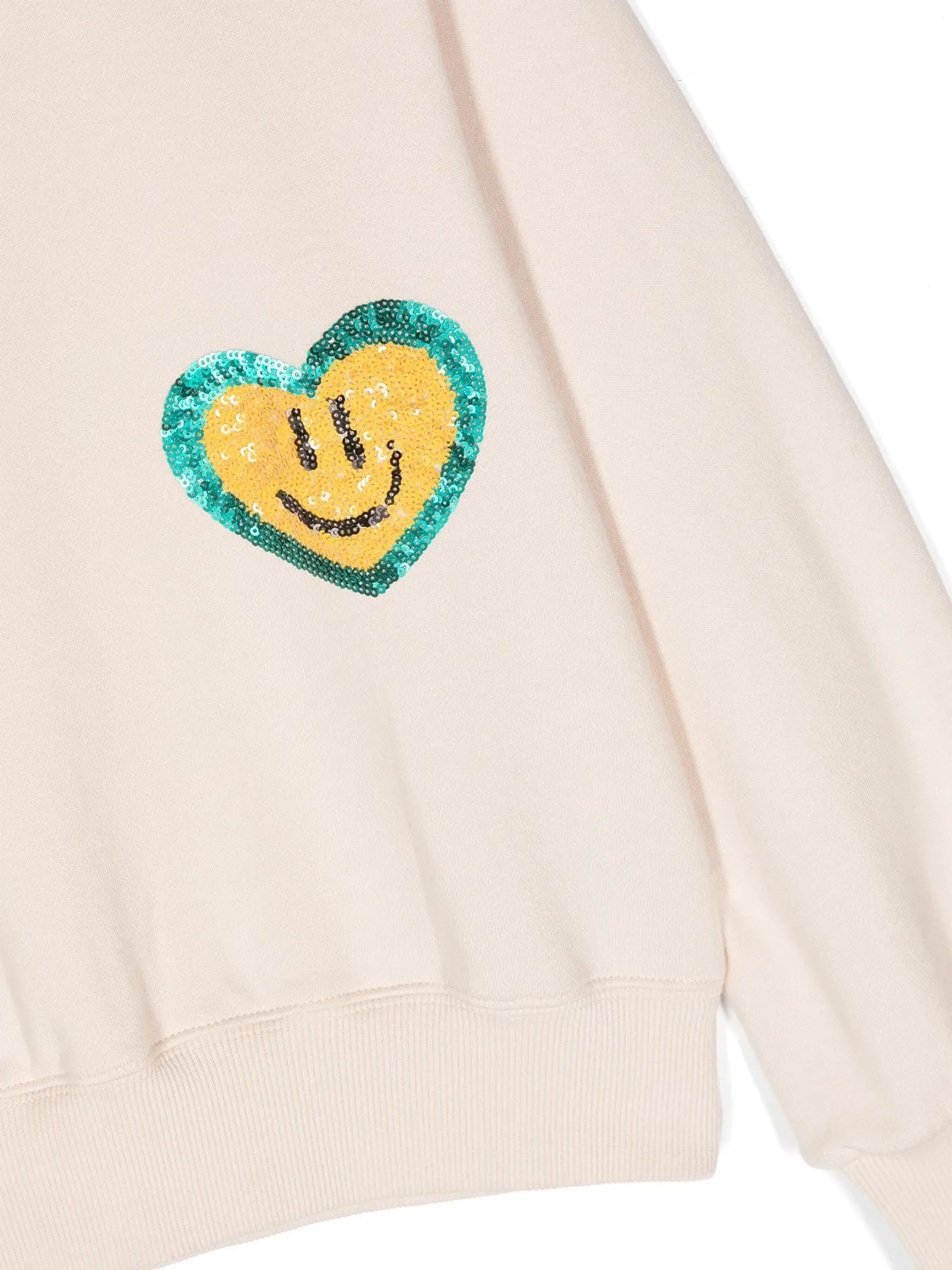 Molo Marge sweatshirt with sequin hearts