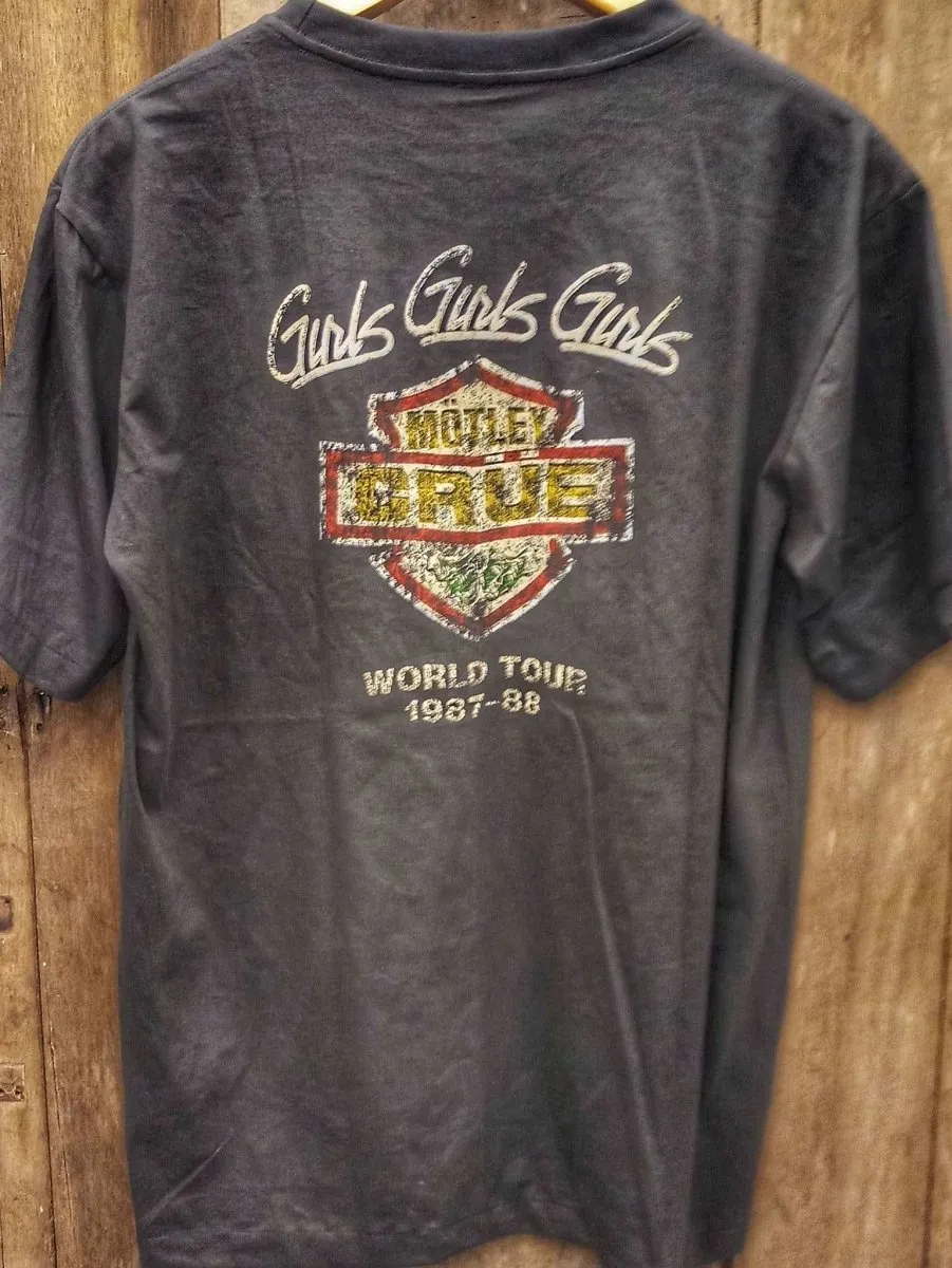 Mötley Crüe Girls Girls Girls Tour '87 t shirt