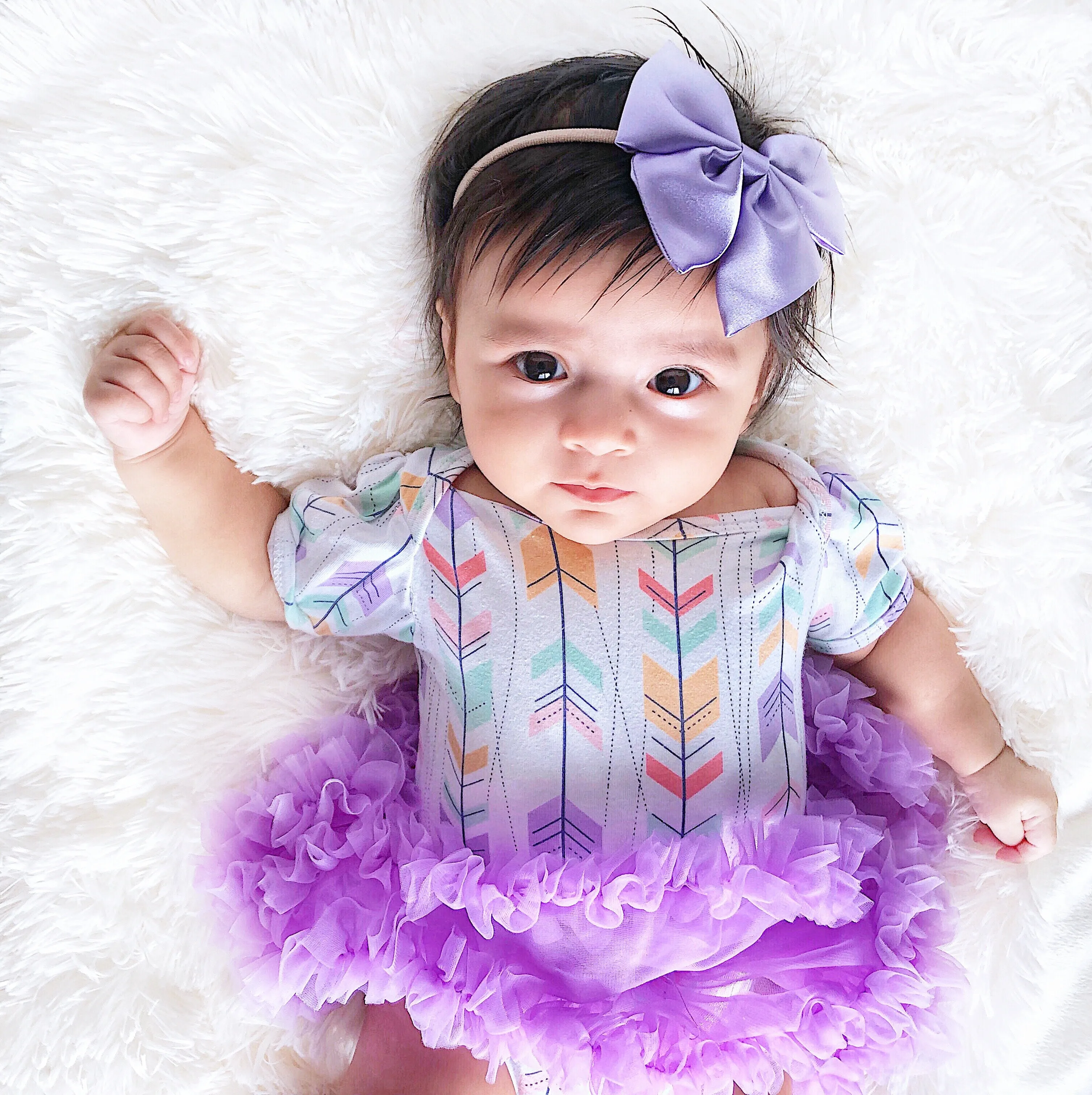 Multi Color Boho Arrow Tutu Dress