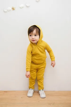 Mustard Bold Bengdi Hoodie & Pants Set