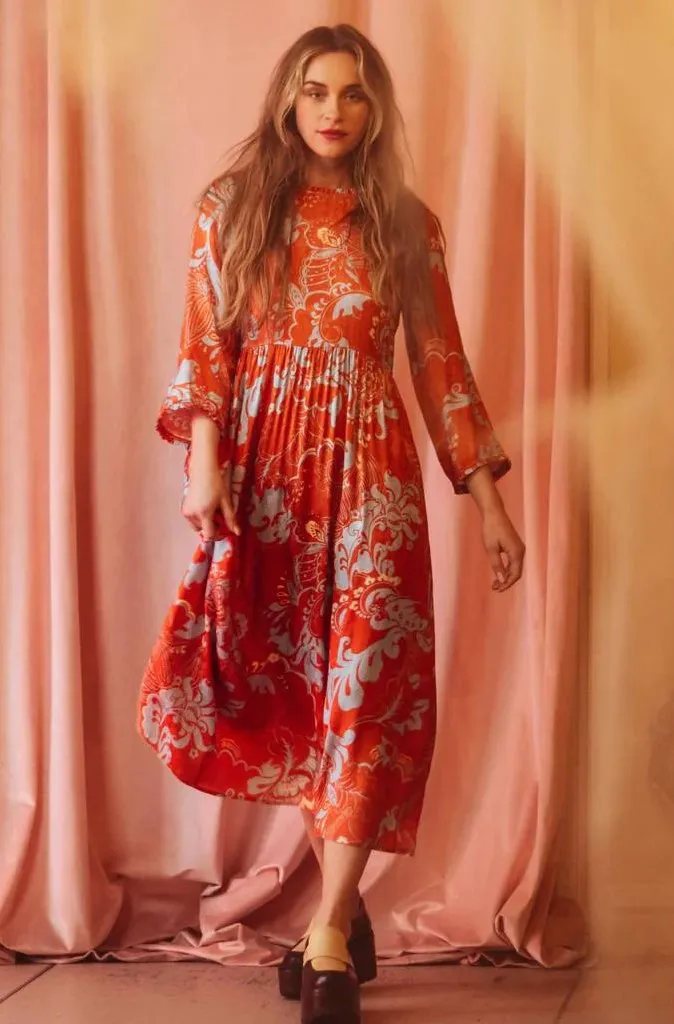 Odd Molly Riley Dress in Dreamy Red