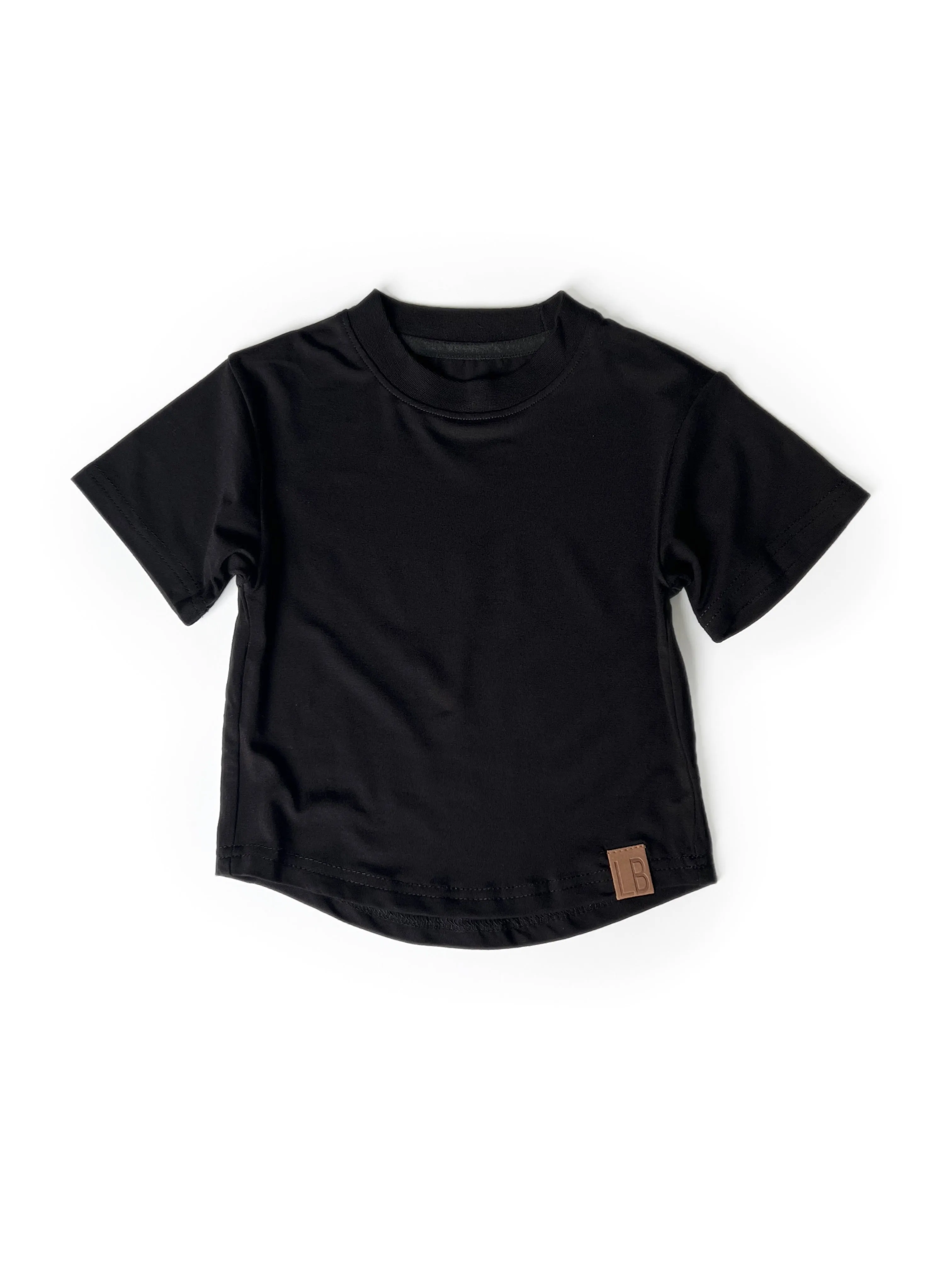 Oversized Bamboo Tee- Black