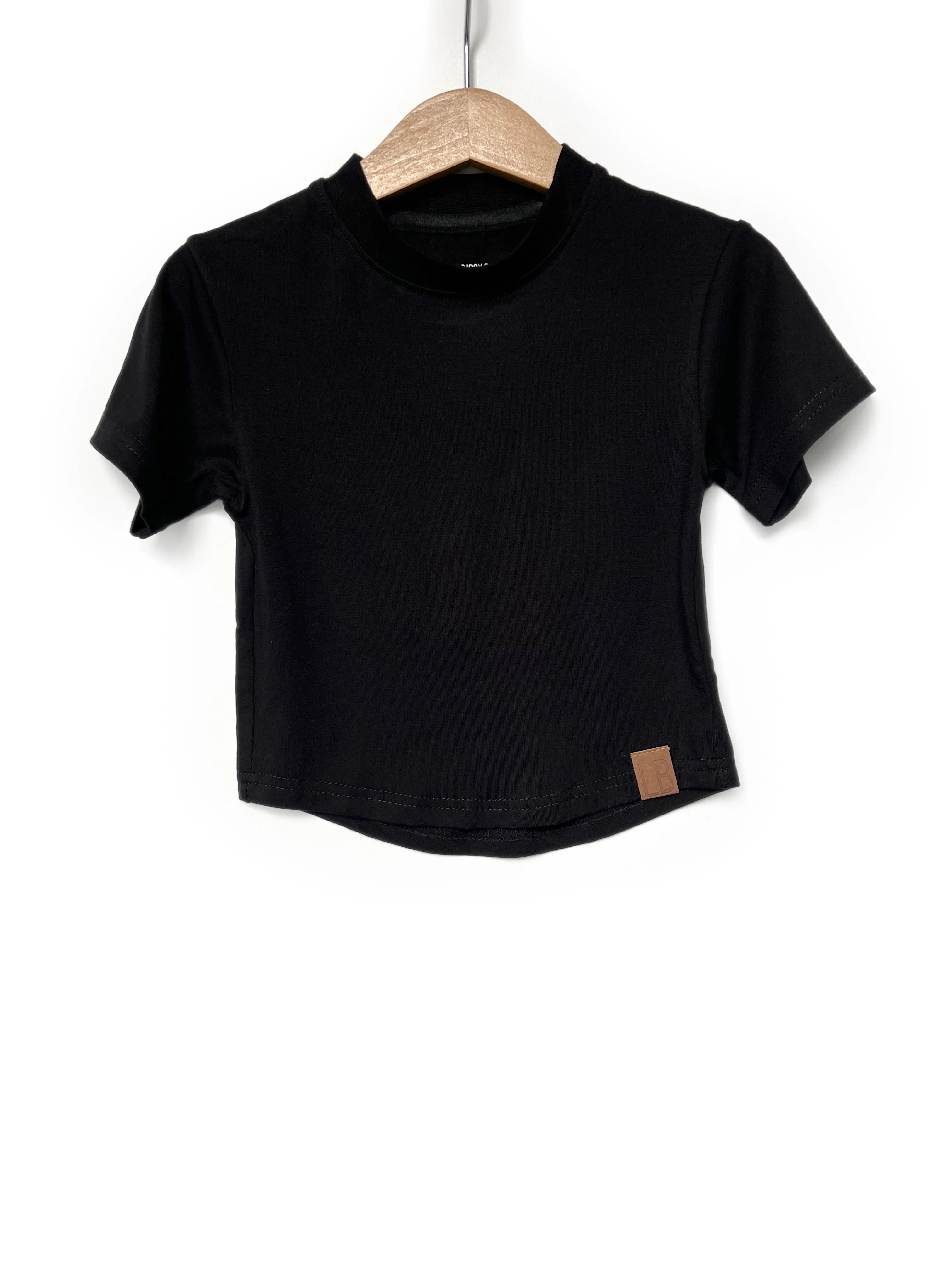 Oversized Bamboo Tee- Black