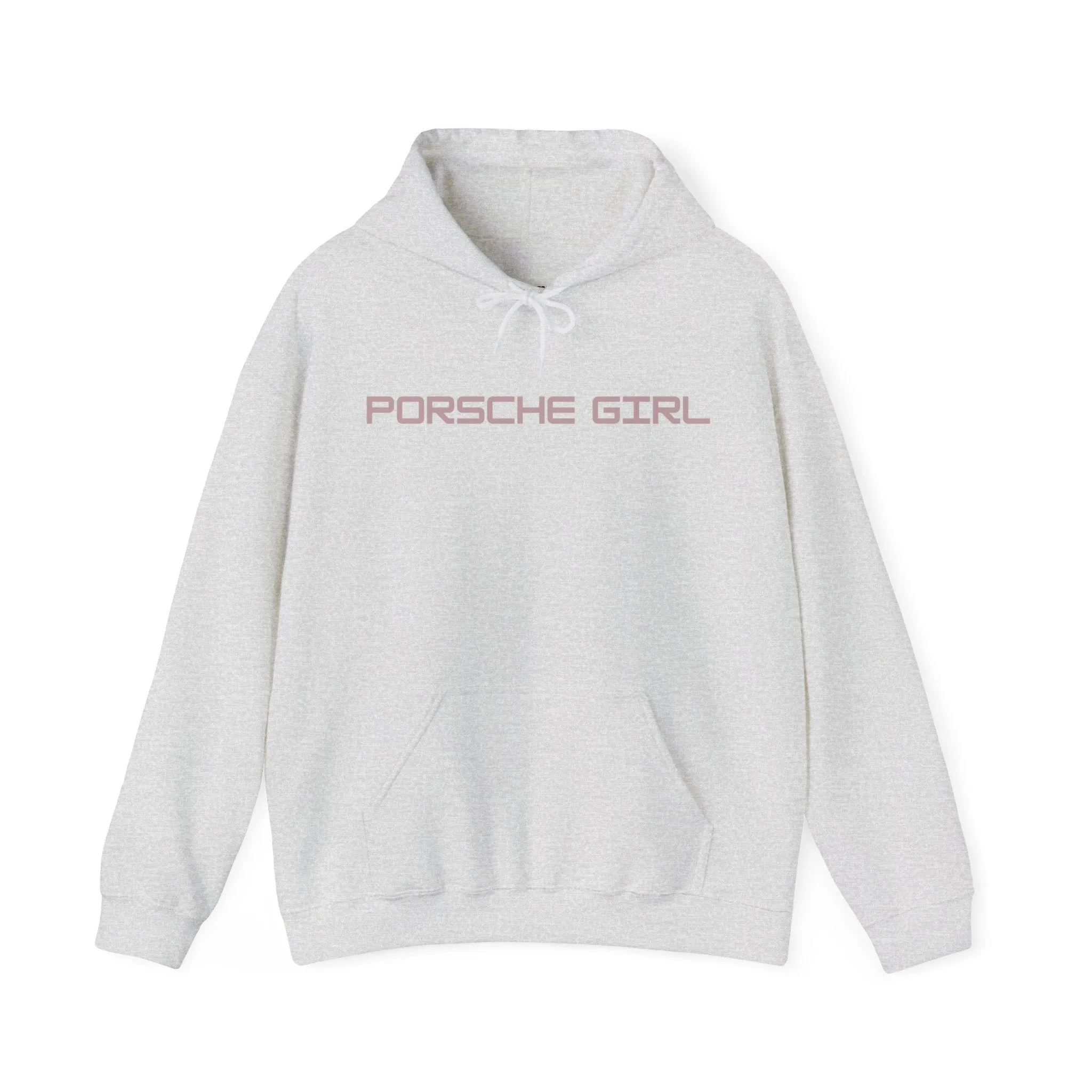 Pink Porsche Girl Heavy Blend™ Hooded Sweatshirt