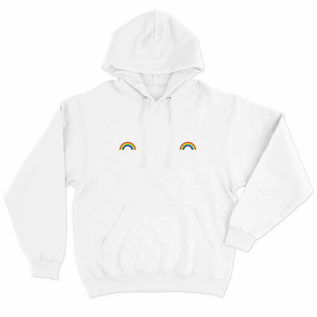 Pride Rainbow Nipple LGBTQ  Hoodie