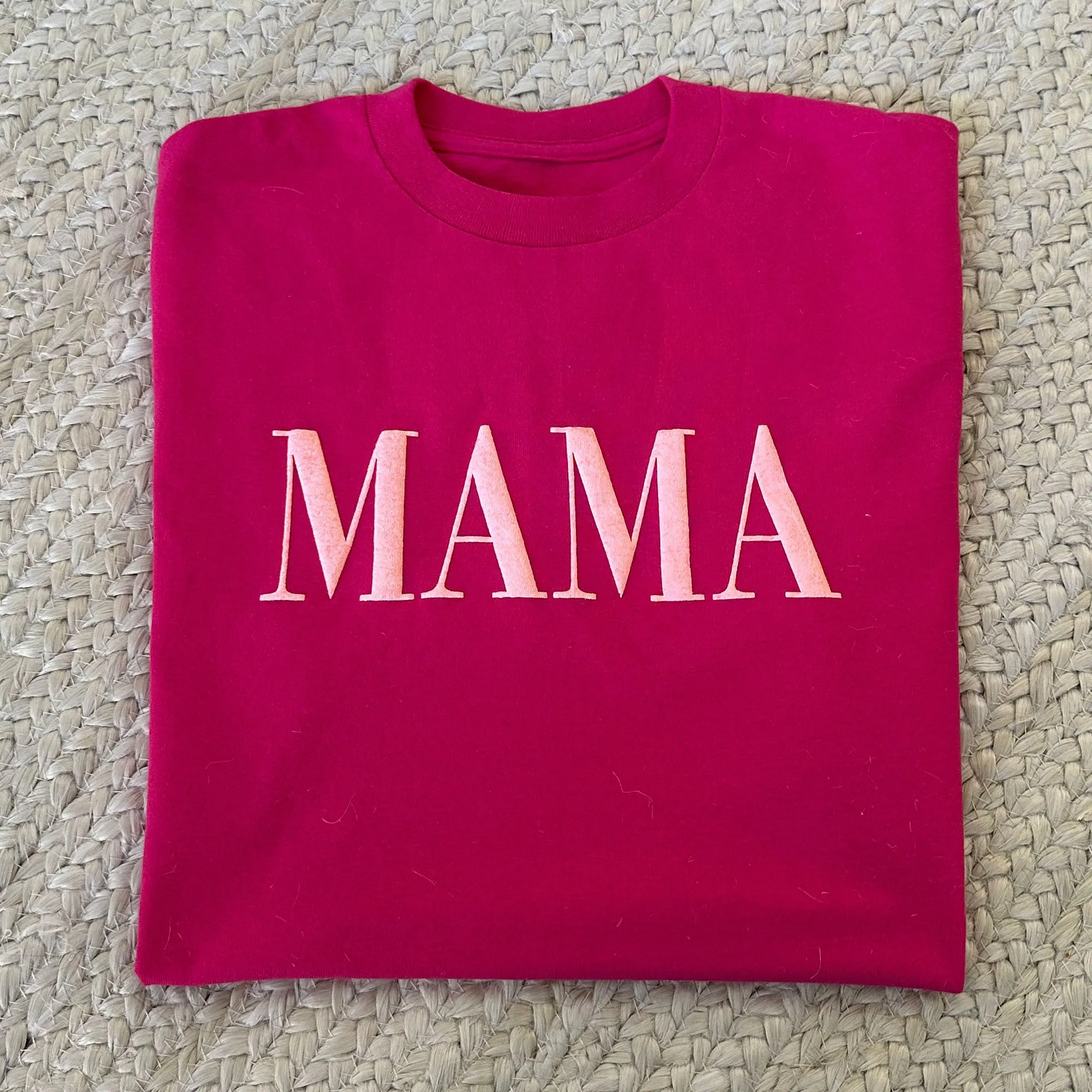 Puff Print MAMA Tee