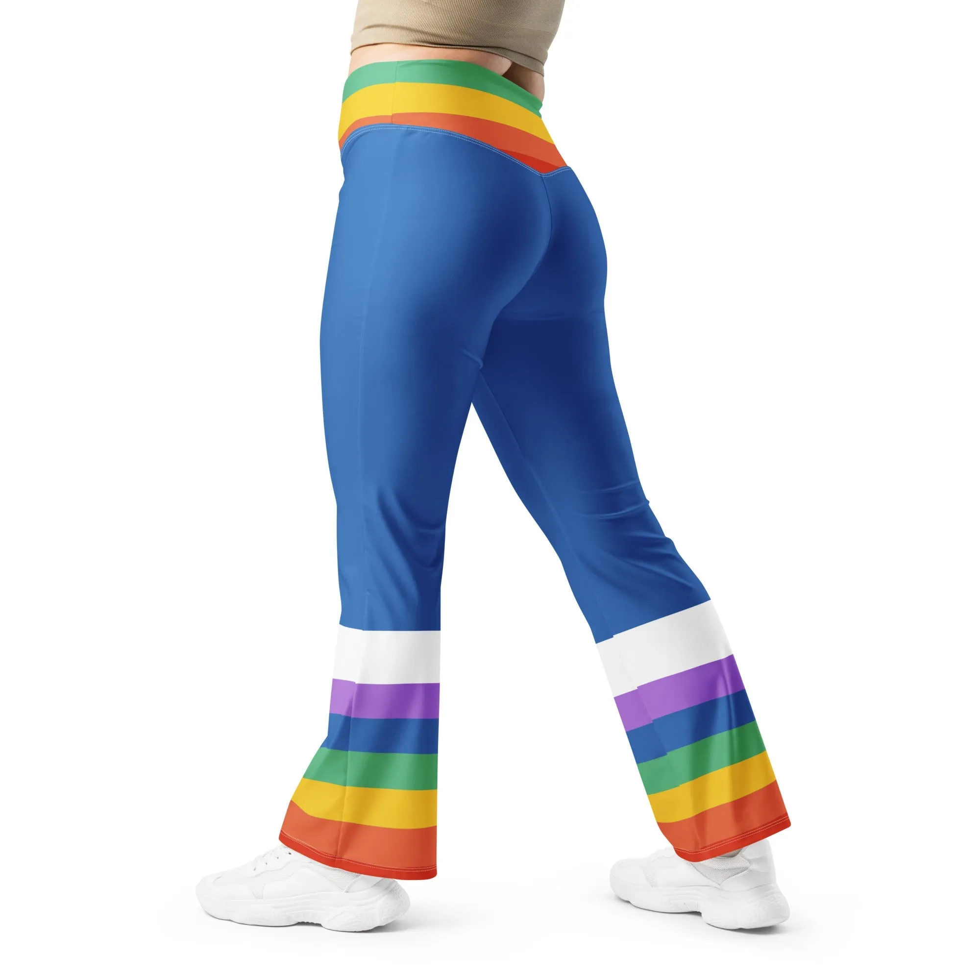 Rainbow Girl Flare leggings